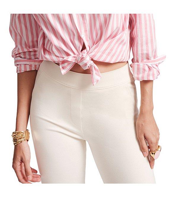 FRANCES VALENTINE Wonder Flat Front Cropped Pull-On Pants Product Image