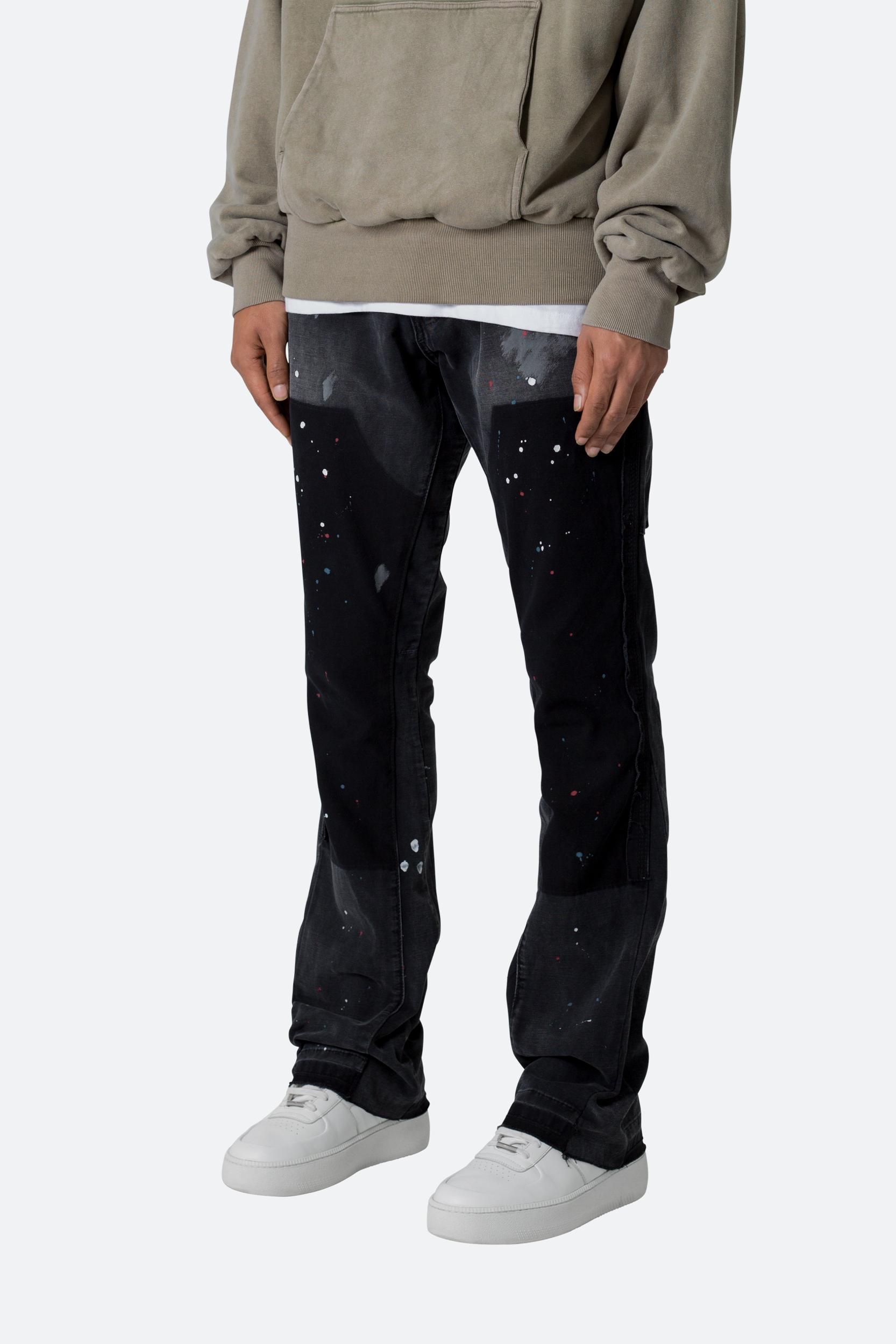 B243 Flare Denim - Black Product Image