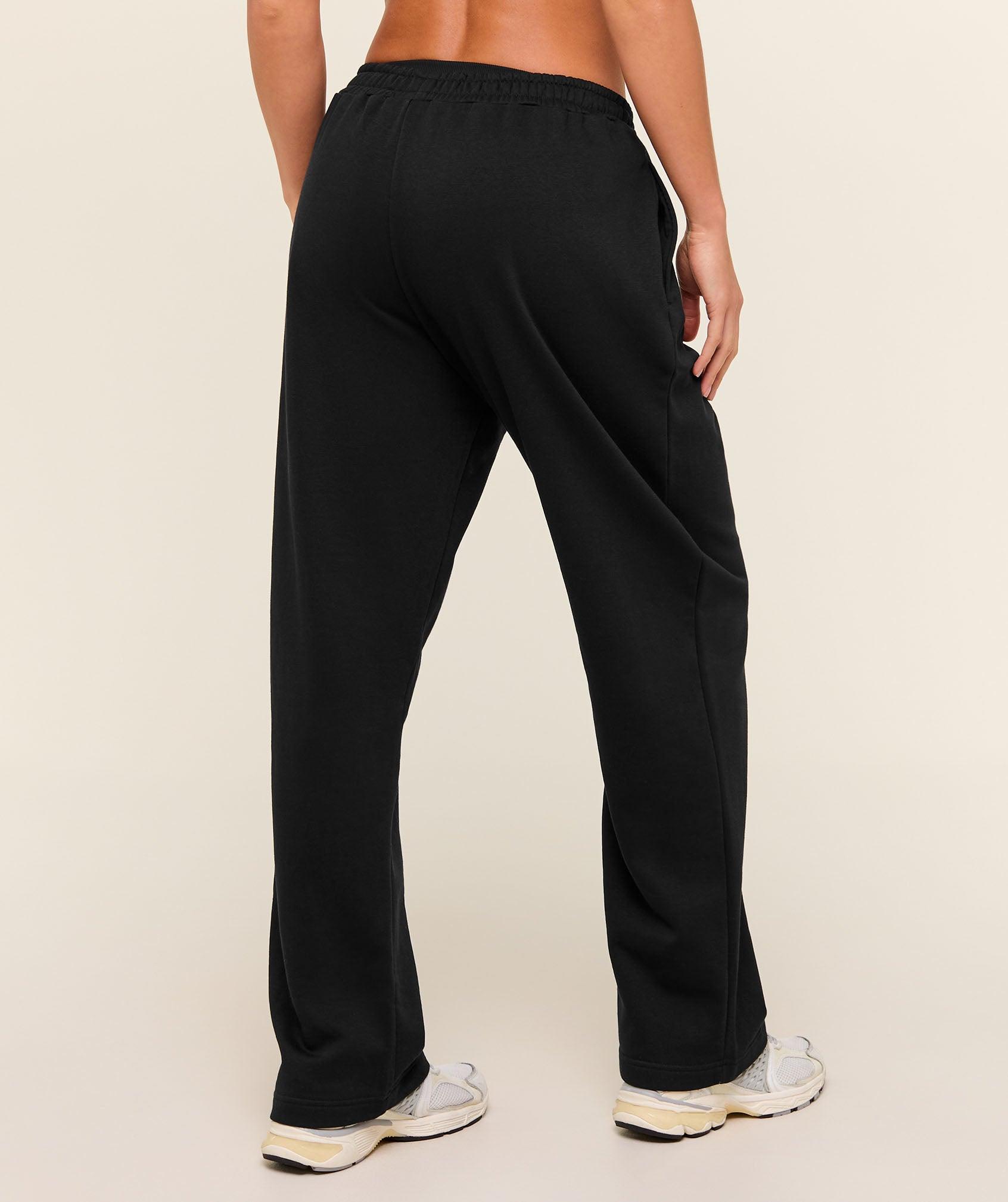 Gymshark Training Fleece Straight Leg Joggers - Black Female Product Image