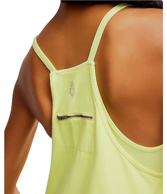 Free People FP Movement Hot Shot Scoop Neck Sleeveless Patch Pocket Mini Dress Product Image