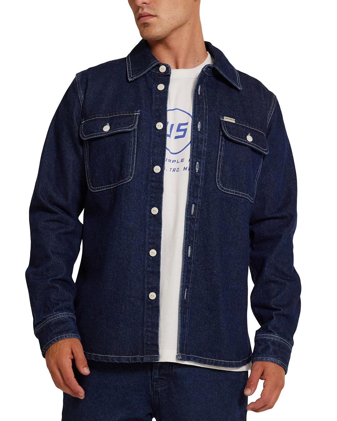 Vacay  Denim Shirt - Blue Indigo Product Image