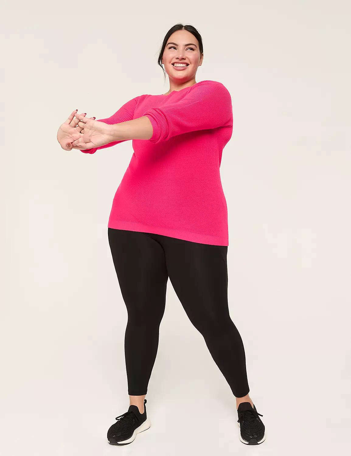 LIVI Boatneck Cutout-Back Rib Sweater Product Image