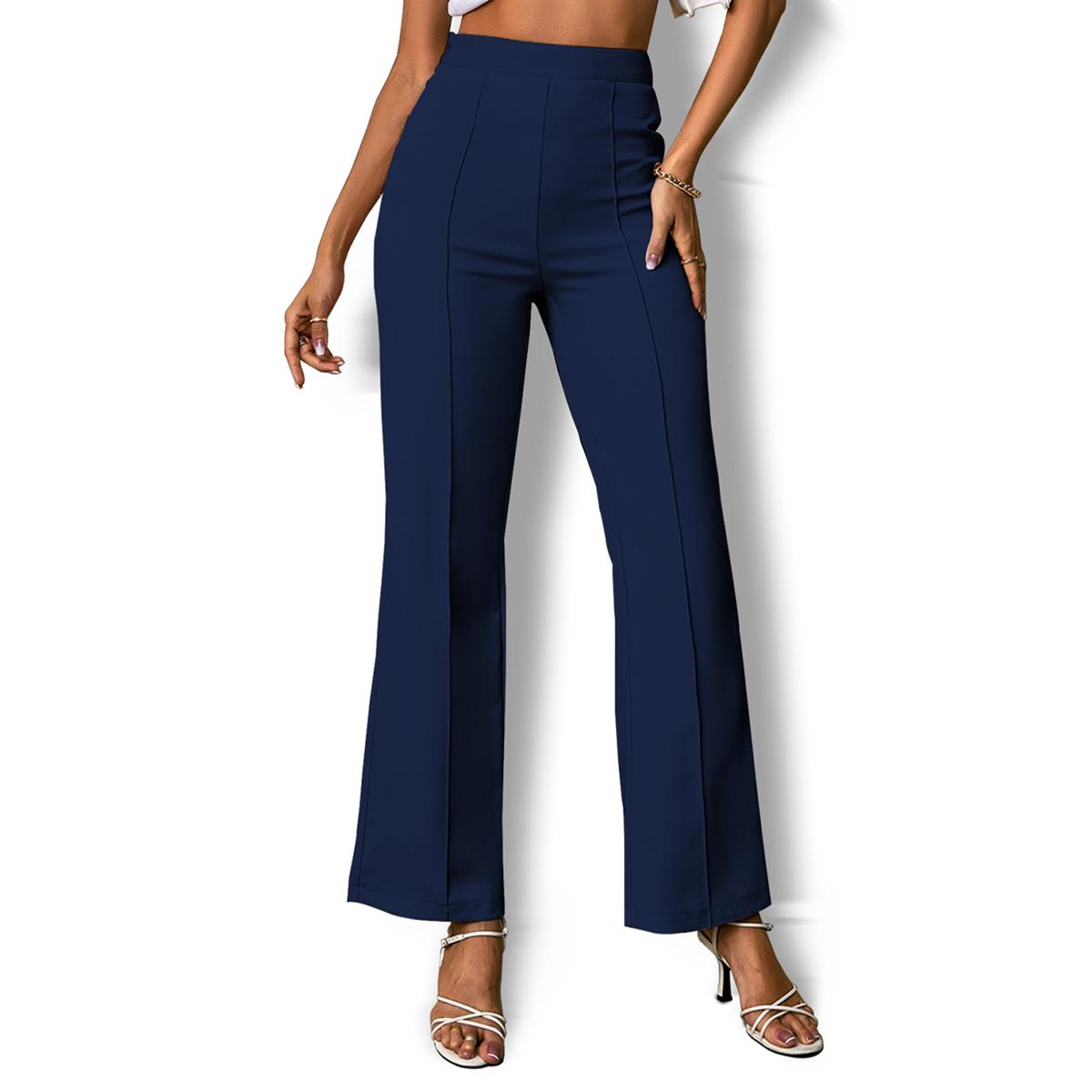 Izuria Women's Elastic Waist Bootcut Pants Product Image