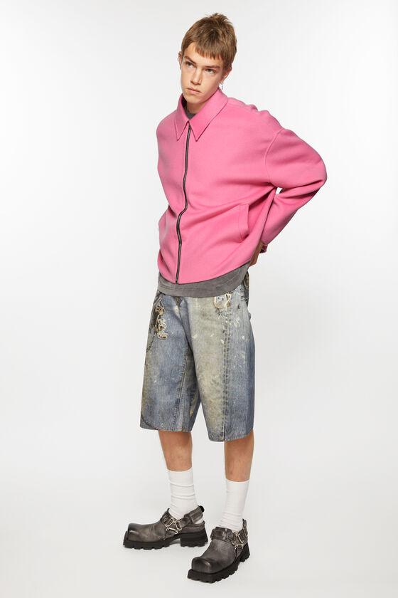 Wool zipper jacket Product Image