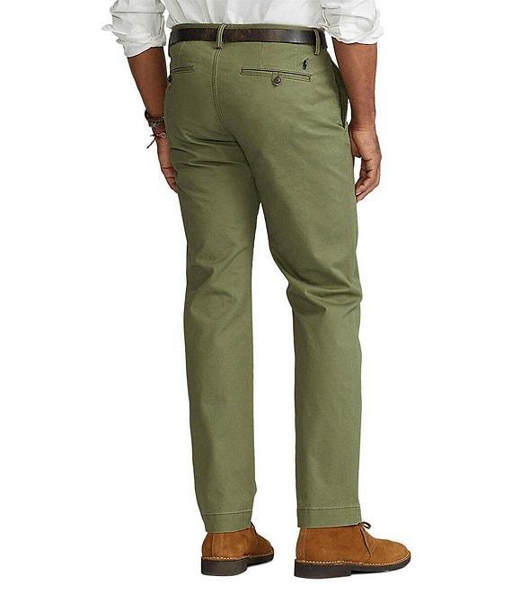 Polo Ralph Lauren Straight Fit Flat Front Stretch Twill Chino Pants Product Image