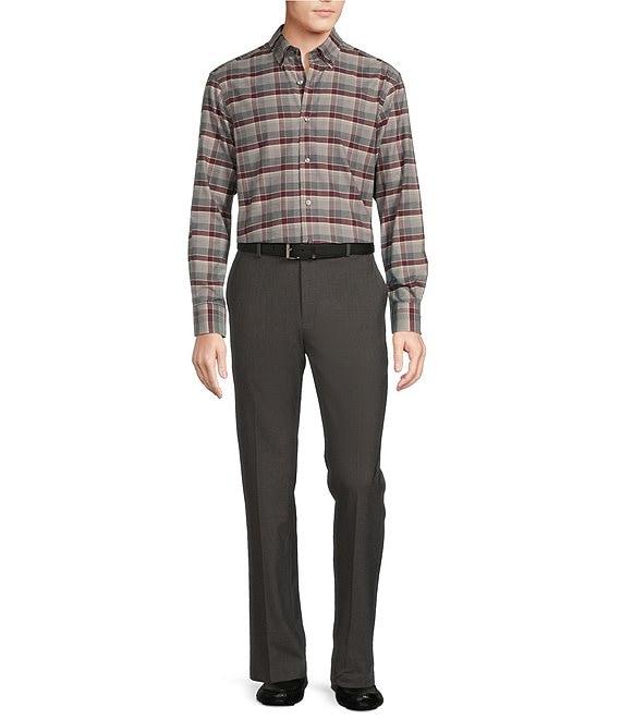 Daniel Cremieux Signature Label Small Plaid Long Sleeve Woven Shirt Product Image
