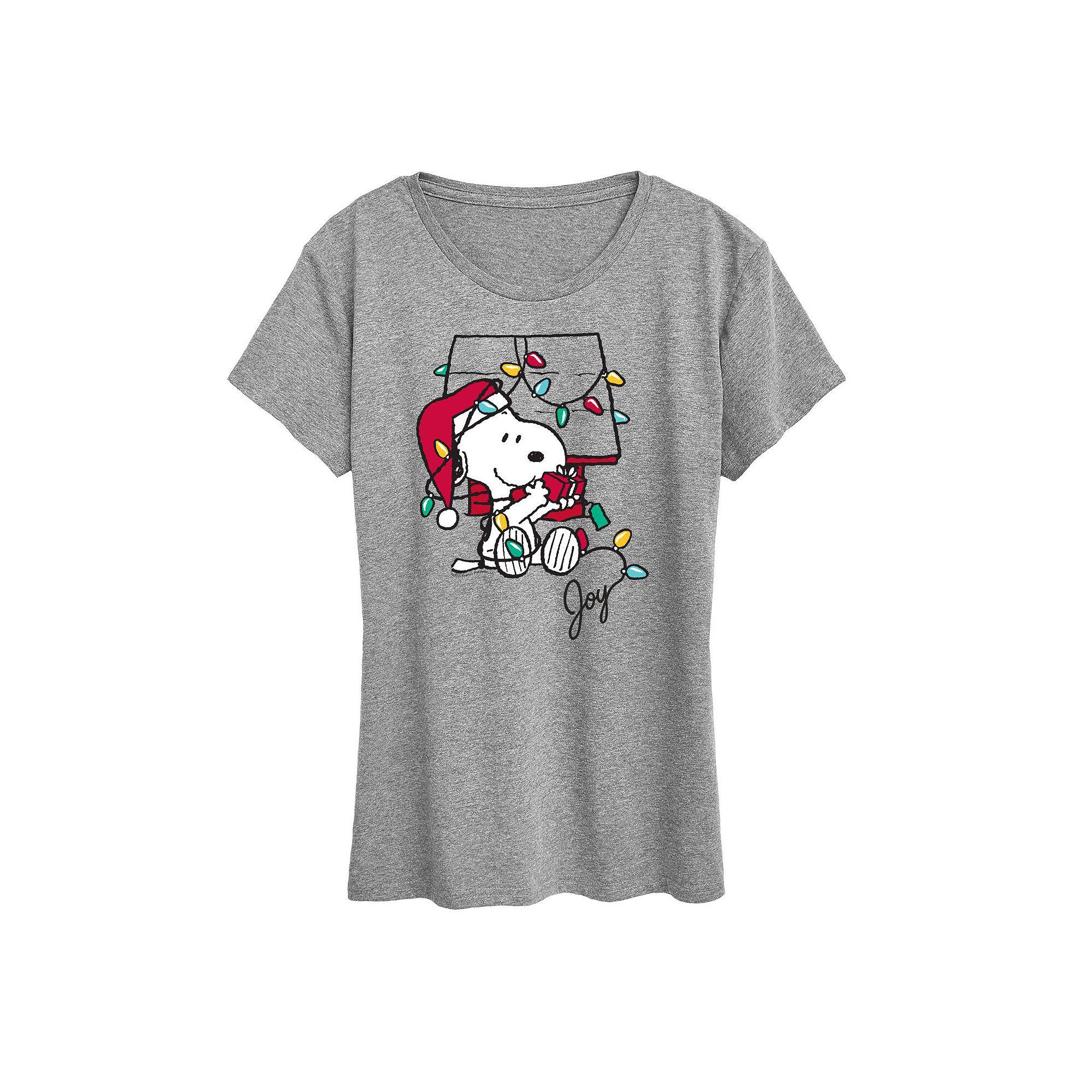 Women's Peanuts Snoopy Joyful Moment Graphic Tee,  Product Image