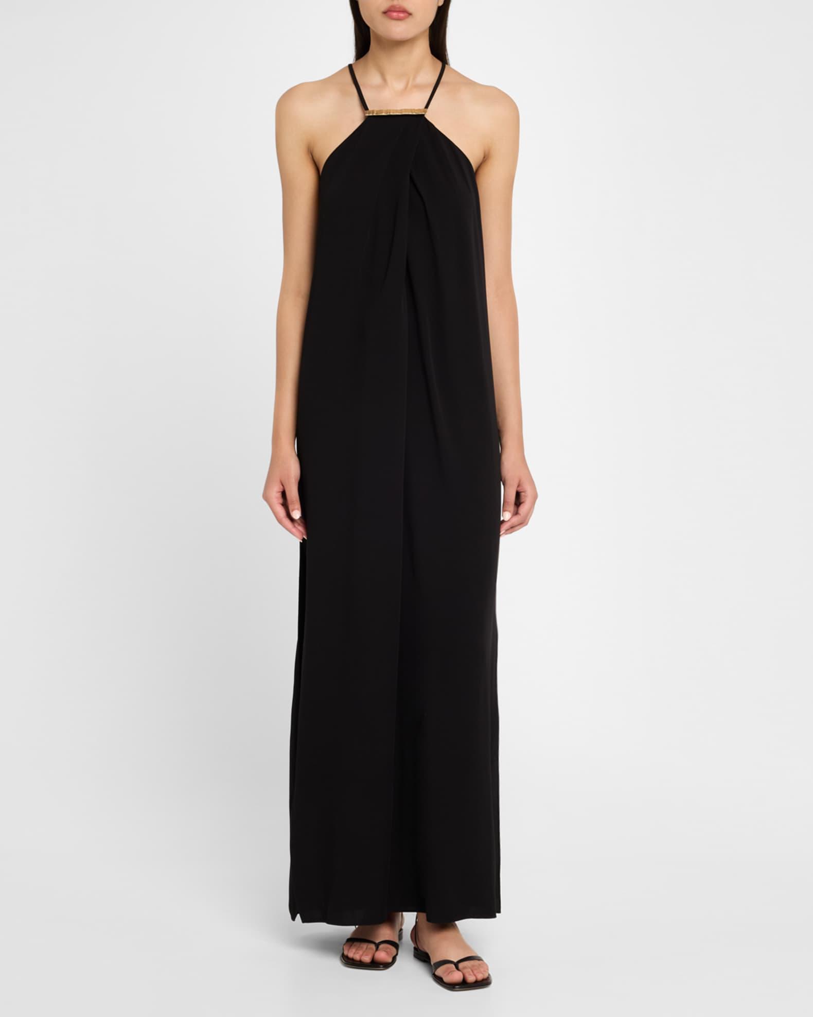 Halter Detailed Maxi Dress Product Image