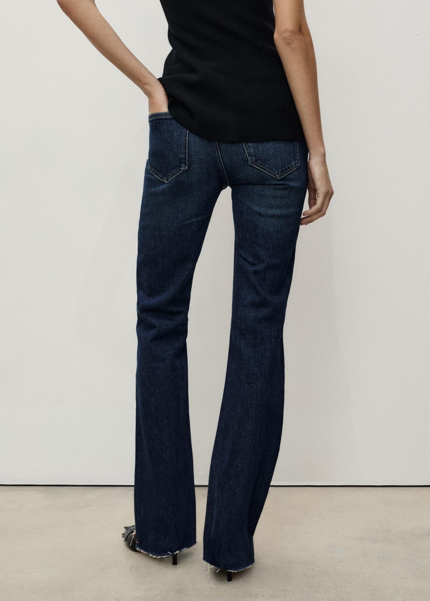 Fiona flared mid-rise jeans - Women | MANGO USA Product Image