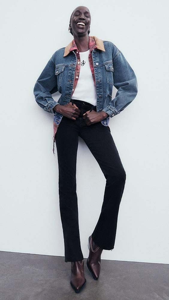 Favorite Daughter Valentina Super High Rise Tower Jeans with Slit Hem | Shopbop Product Image
