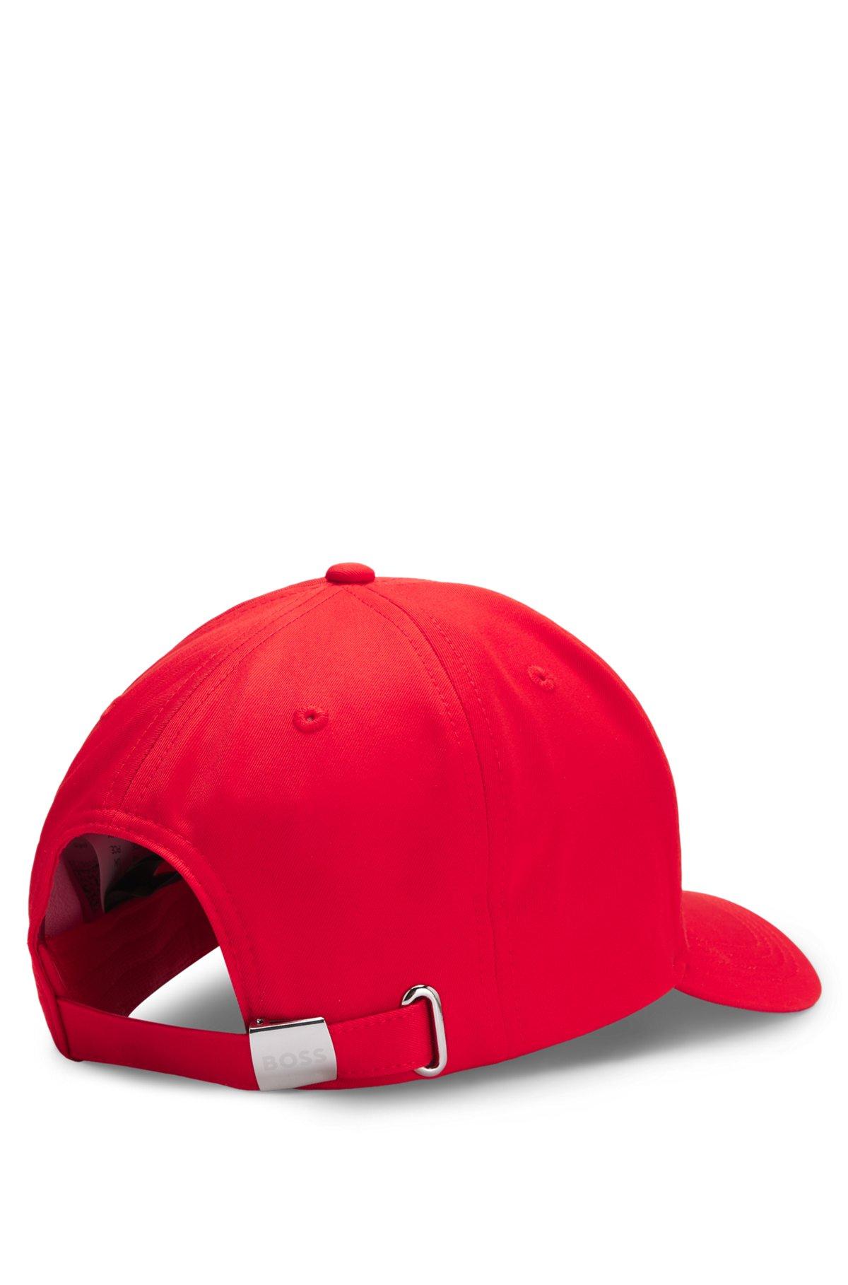 Logo cap in lustrous twill with country-flag badge Product Image