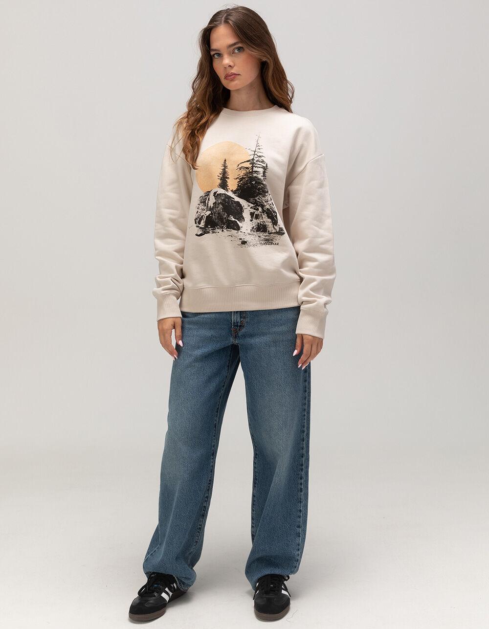 TENTREE Backcountry Womens Crewneck Sweatshirt - CREAM Product Image