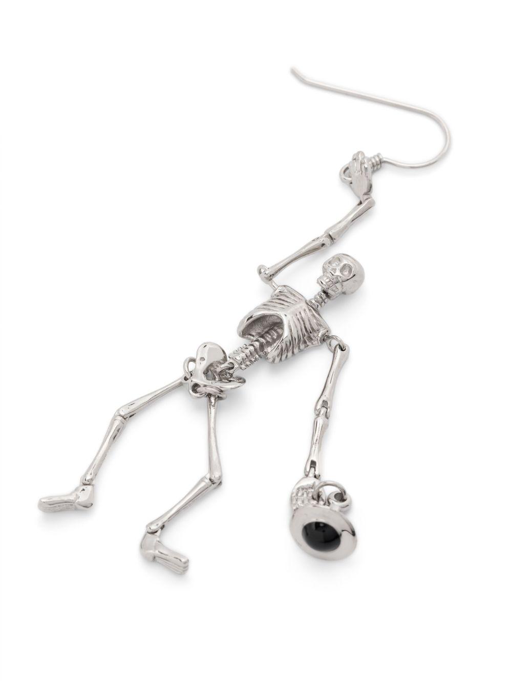 skeleton-pendant earrings  Product Image
