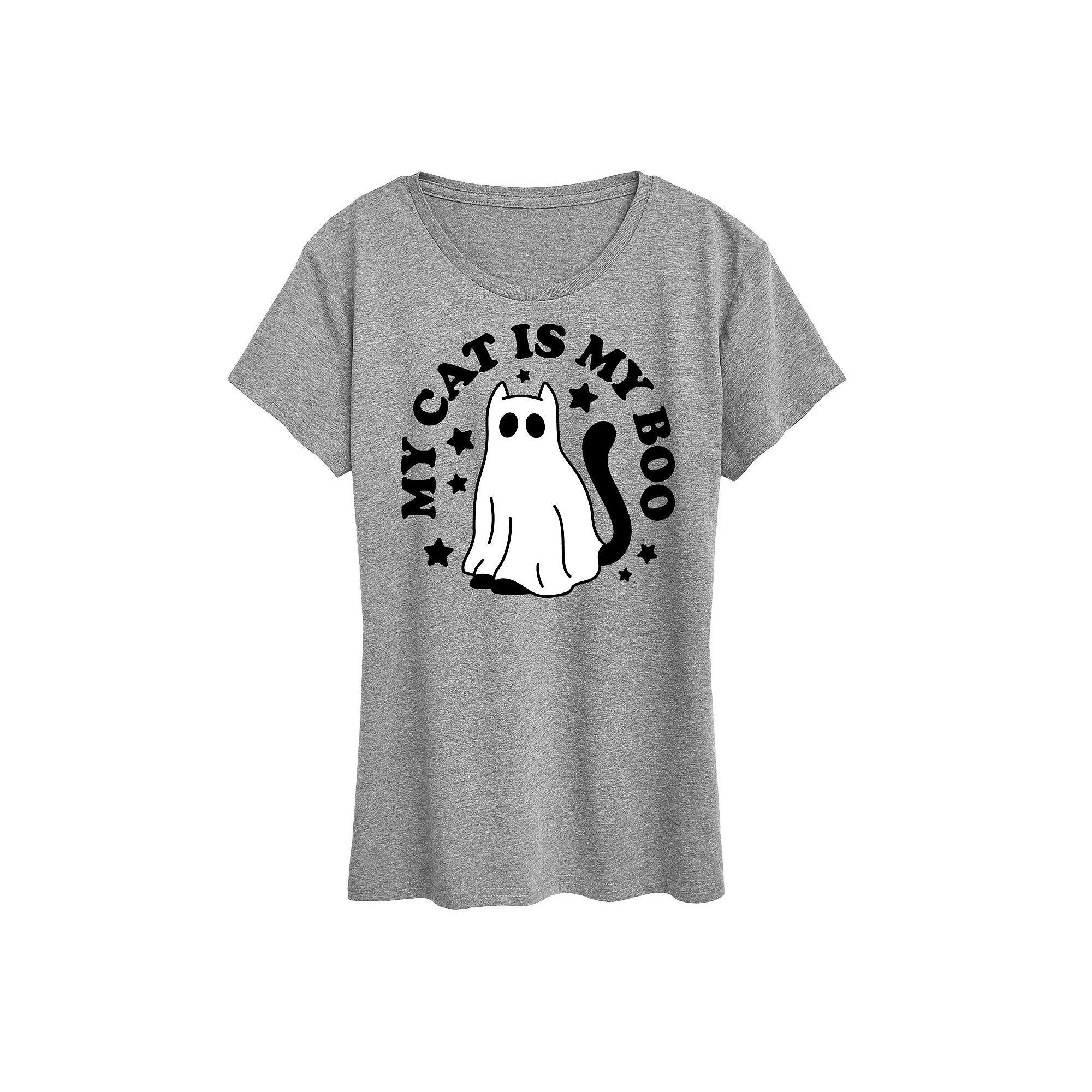 Women's My Cat Is My Boo Graphic Tee,  Product Image