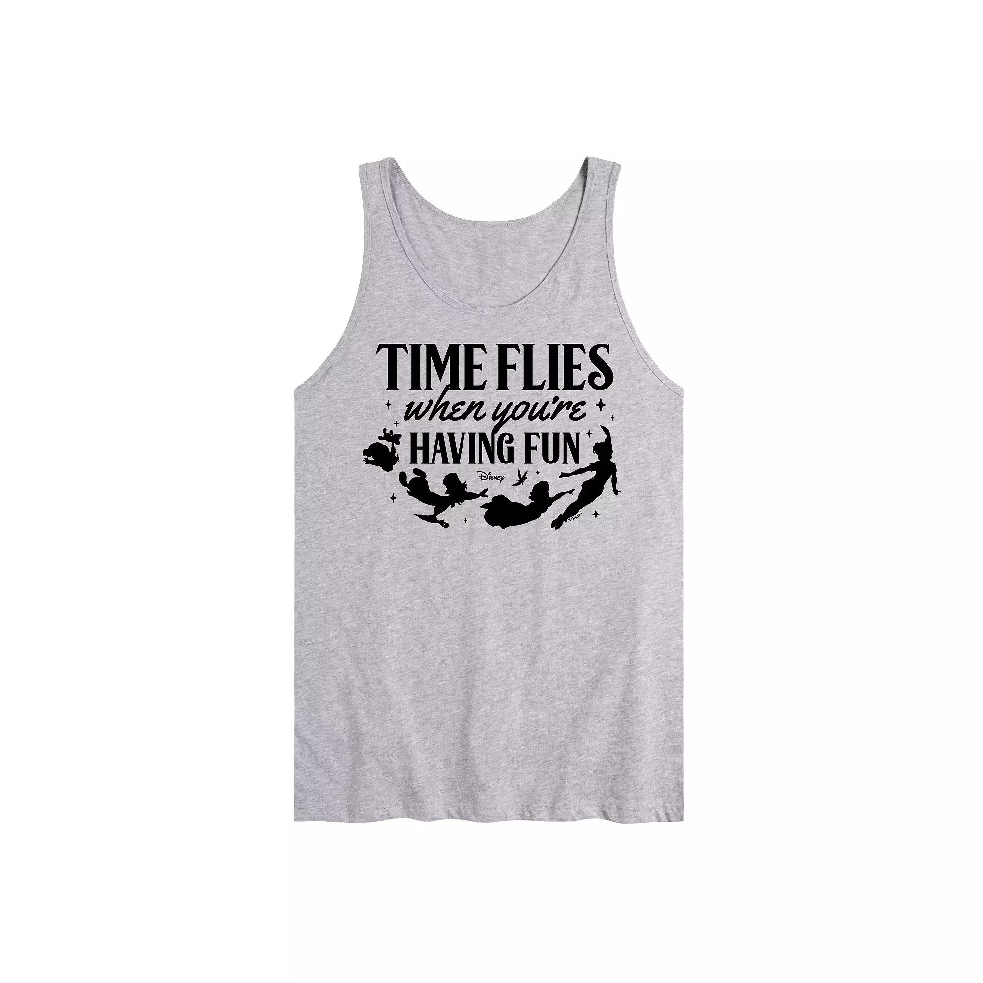 Disney's Peter Pan Men's Time Flies Graphic Tank Top,  Product Image