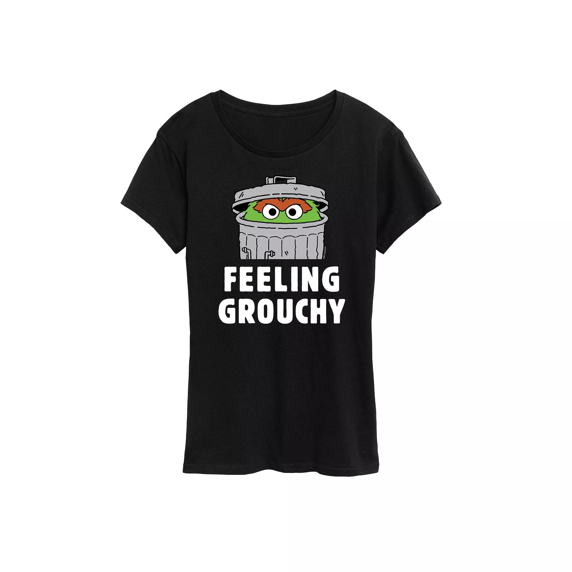 Women's Sesame Street Feeling Grouchy Graphic Tee,  Product Image
