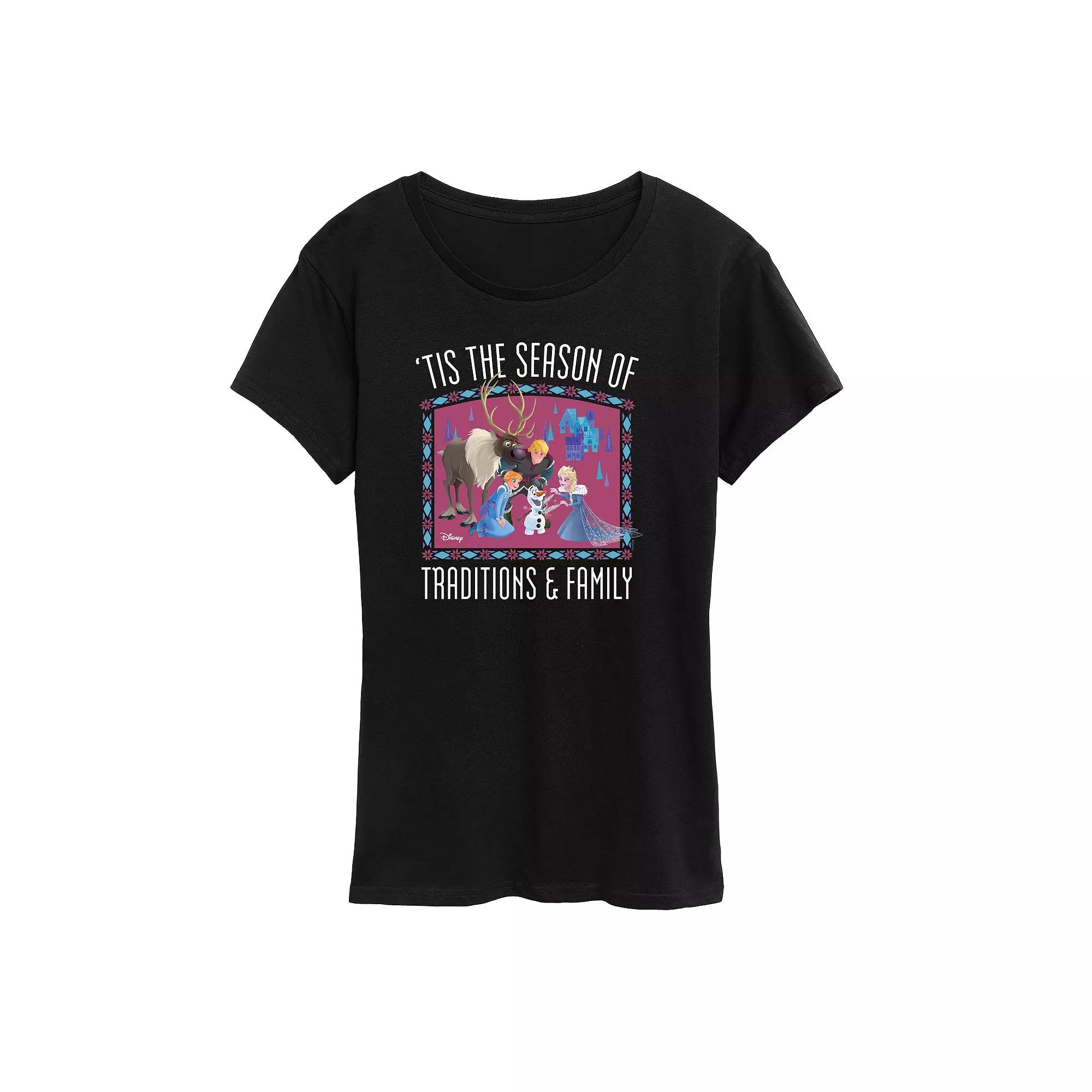 Disney's Frozen 2 Women's 'Tis The Season Graphic Tee, Girl's,  Product Image
