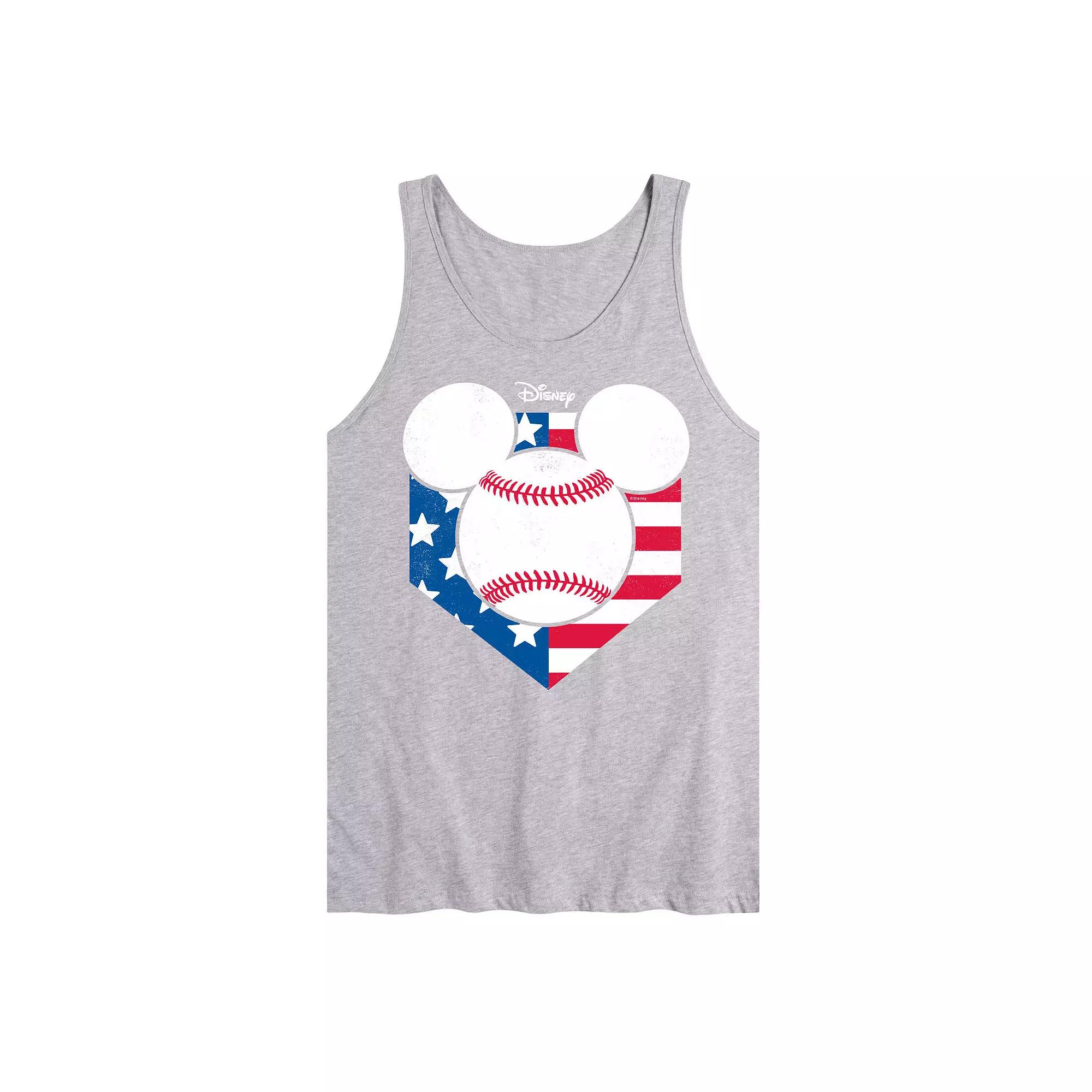 Disney's Mickey Mouse Men's Baseball Flag Tank Top,  Product Image