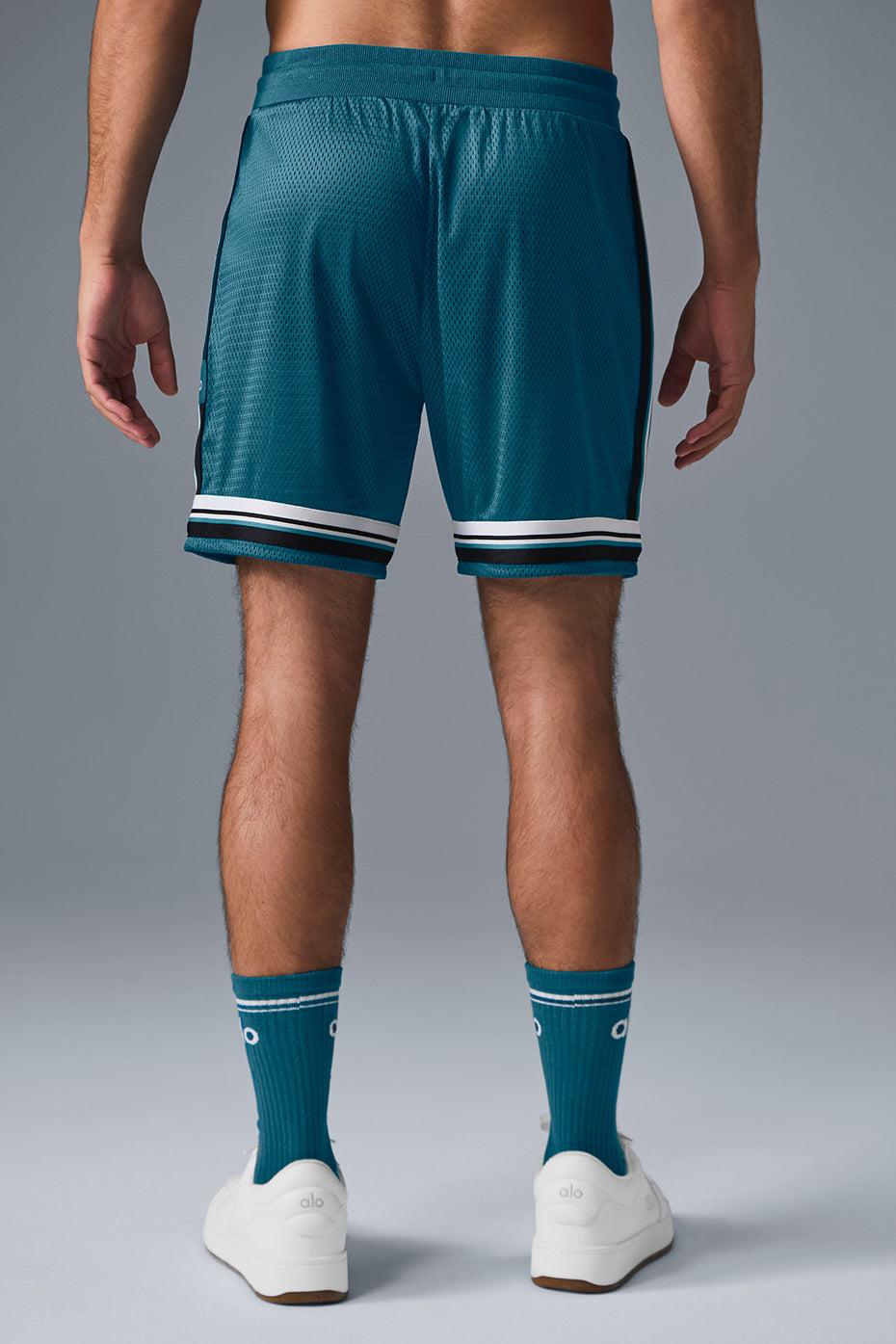 7" Key Mesh Basketball Short - Oceanic Teal Product Image