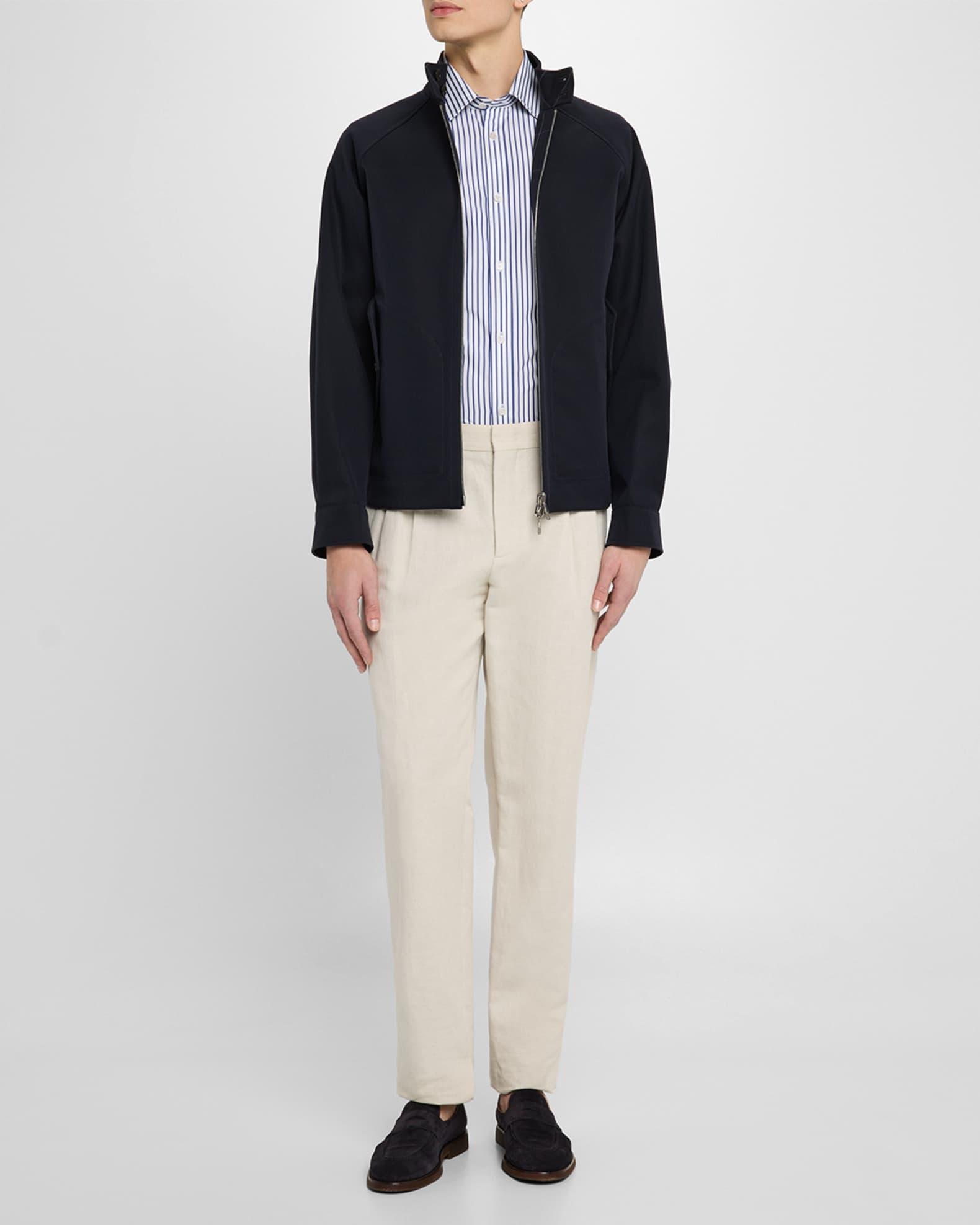 Men's Harrington Reversible Cotton Full-Zip Jacket Product Image