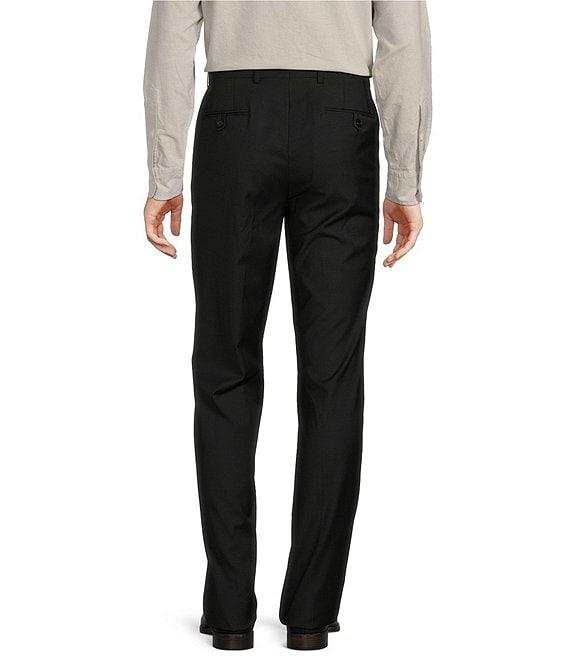 Cremieux Modern Fit Flat Front Sharkskin Pattern Dress Pants Product Image