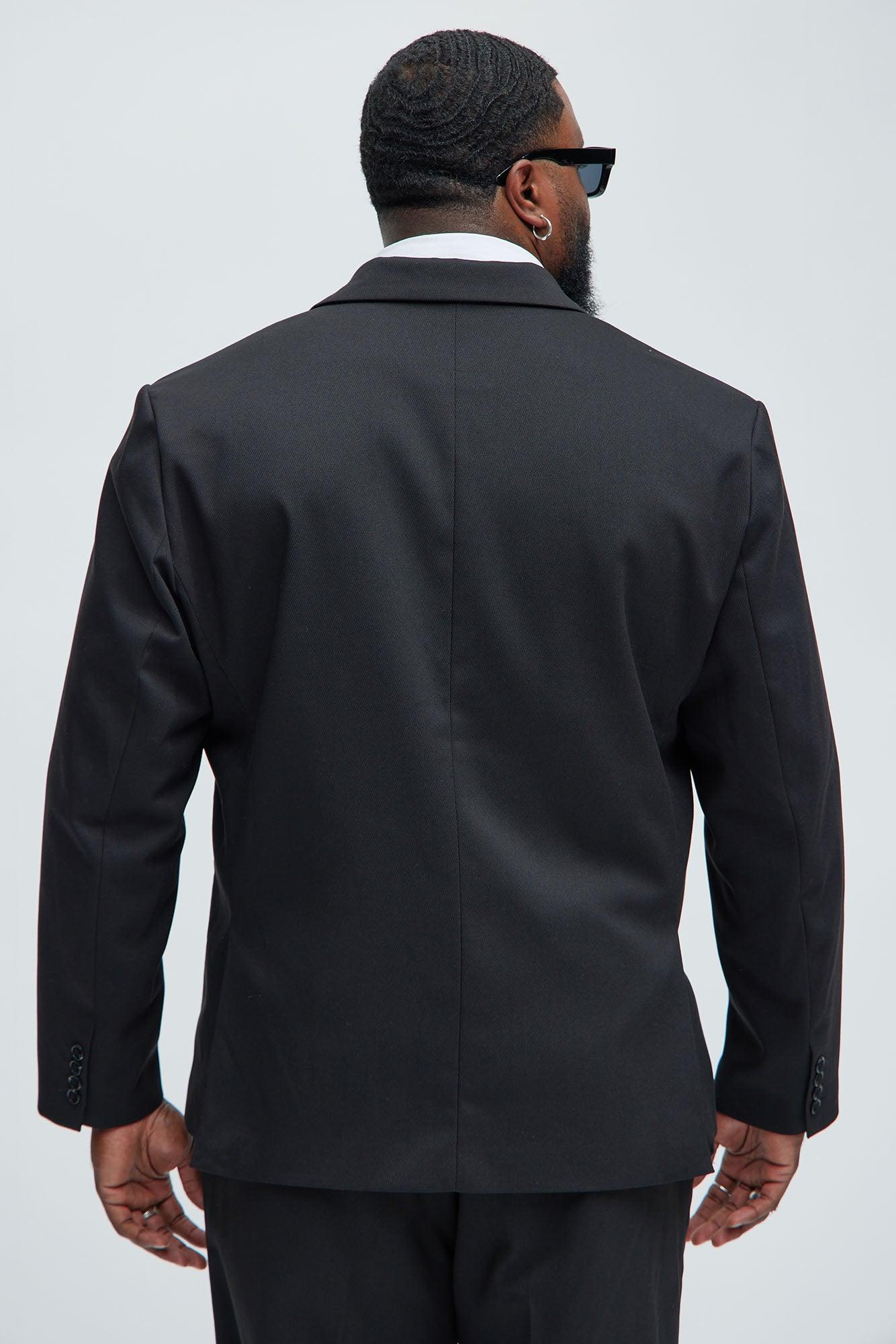 Kevin Twill Textured Blazer - Black Product Image