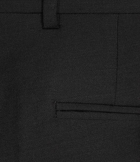 Cremieux Modern Fit Flat Front Sharkskin Pattern Dress Pants Product Image