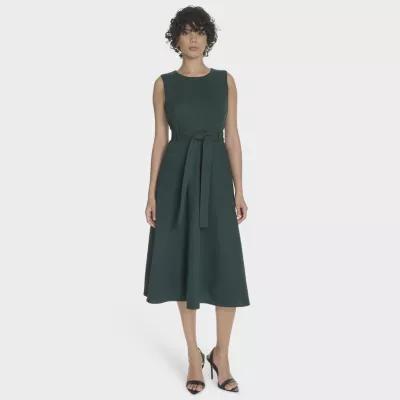 Marc New York Womens Sleeveless Midi Fit + Flare Dress Product Image