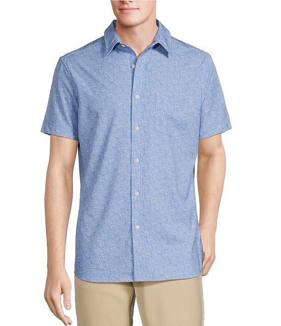 Rowm Rec + Relax Short Sleeve Performance Star Burst Print Shirt Product Image