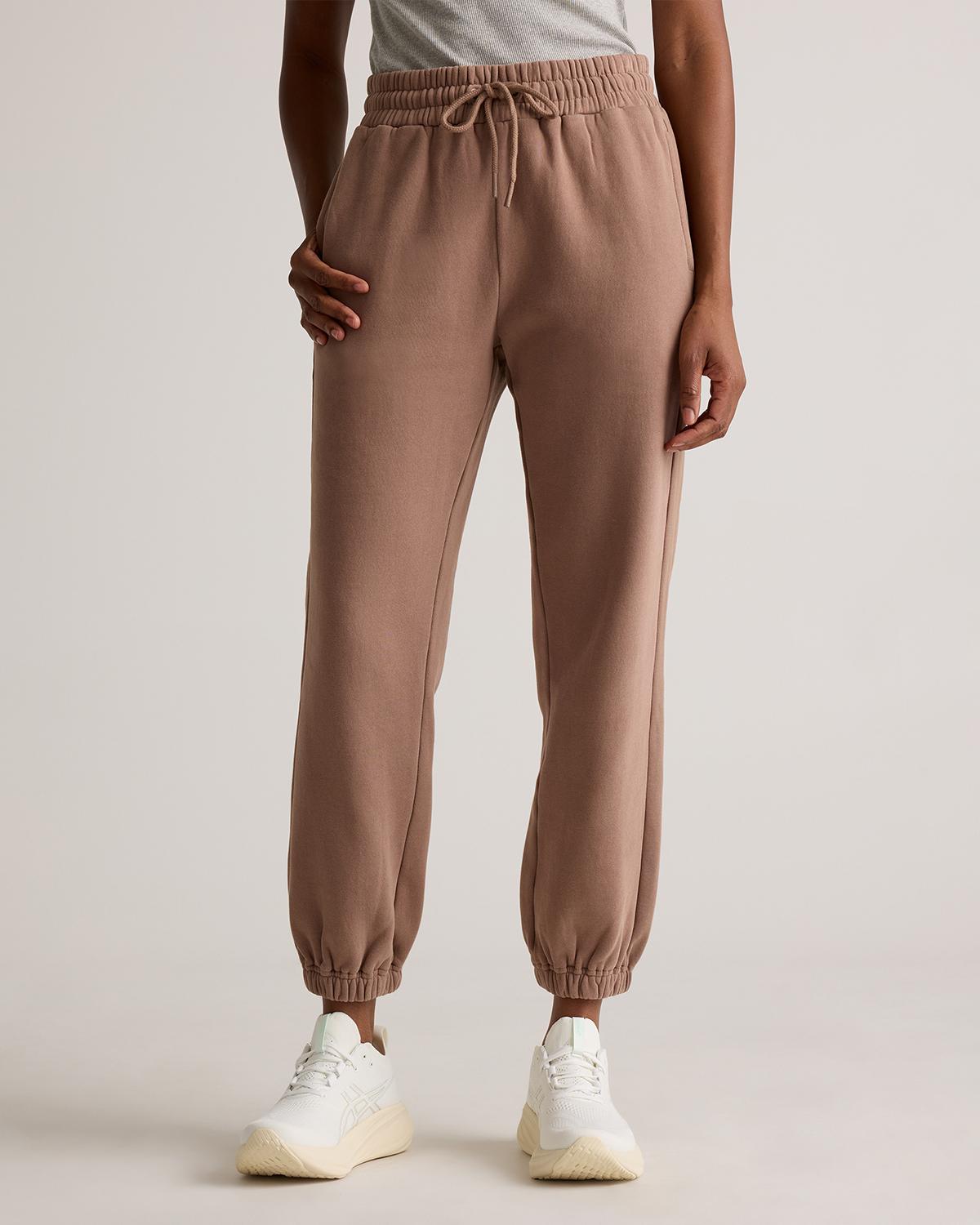 Quince | Women's Organic Heavyweight Fleece Boyfriend Sweatpants Size XL, Organic Cotton Product Image