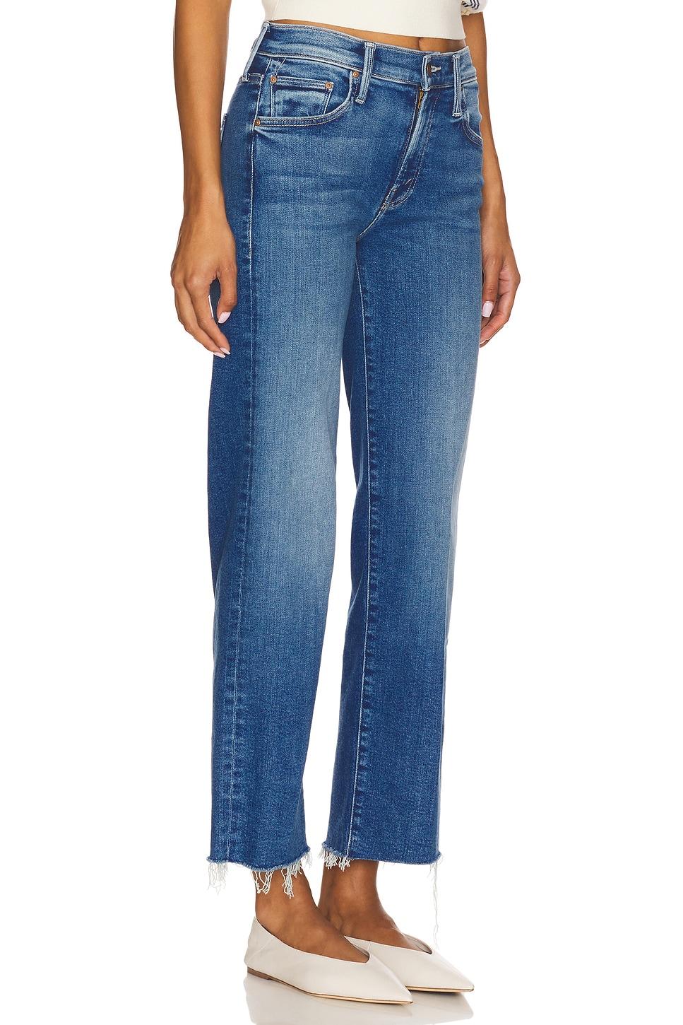 The Rambler Zip Ankle Fray Jeans MOTHER Product Image
