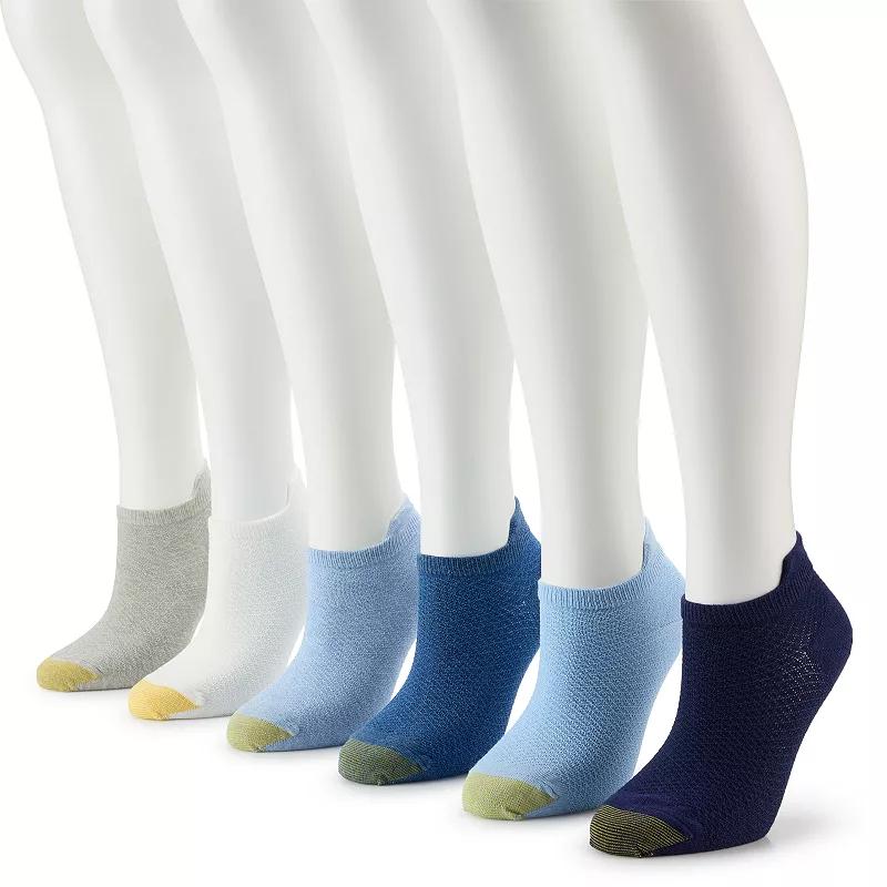 Womens GOLDTOE 6-pk. Henley Tab No-Show Socks Product Image