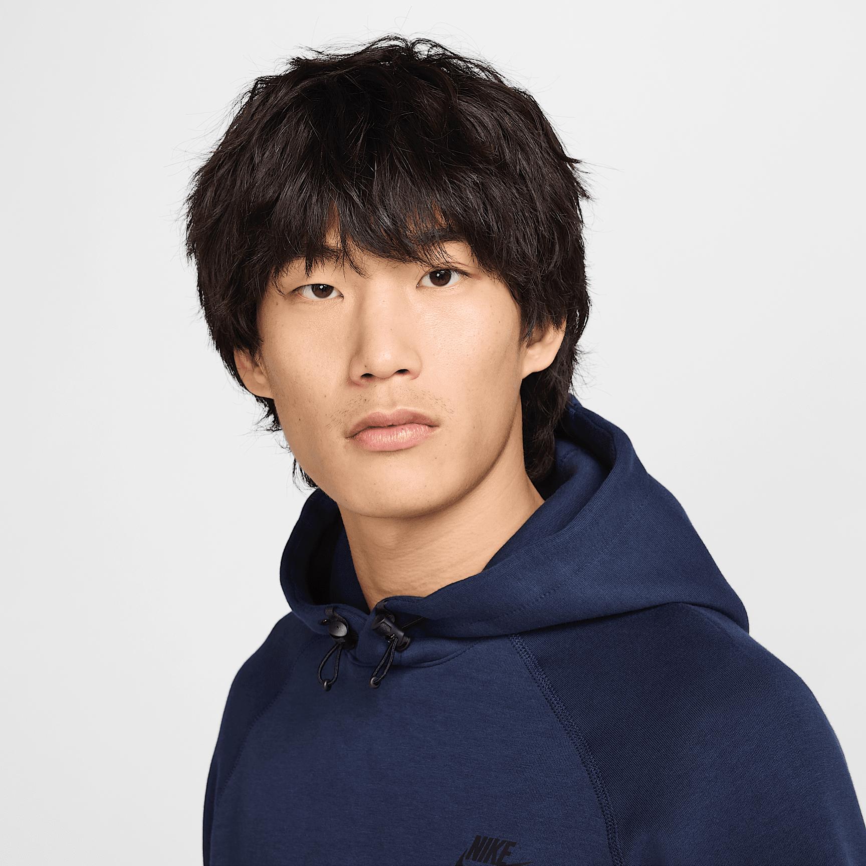 Mens Nike Sportswear Tech Fleece Pullover Hoodie | FB8016-451 Product Image