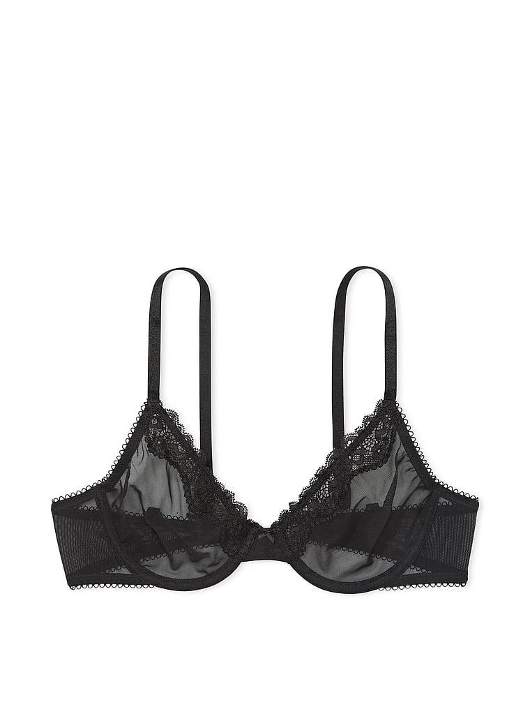 Tease Lace-Trim Unlined Demi Bra Product Image