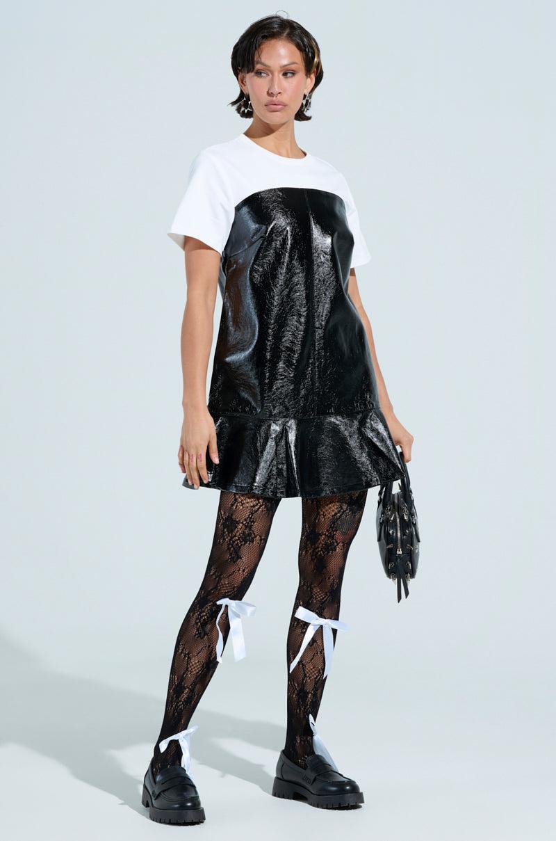 PRETTY PLEASE BOW TIGHTS Product Image