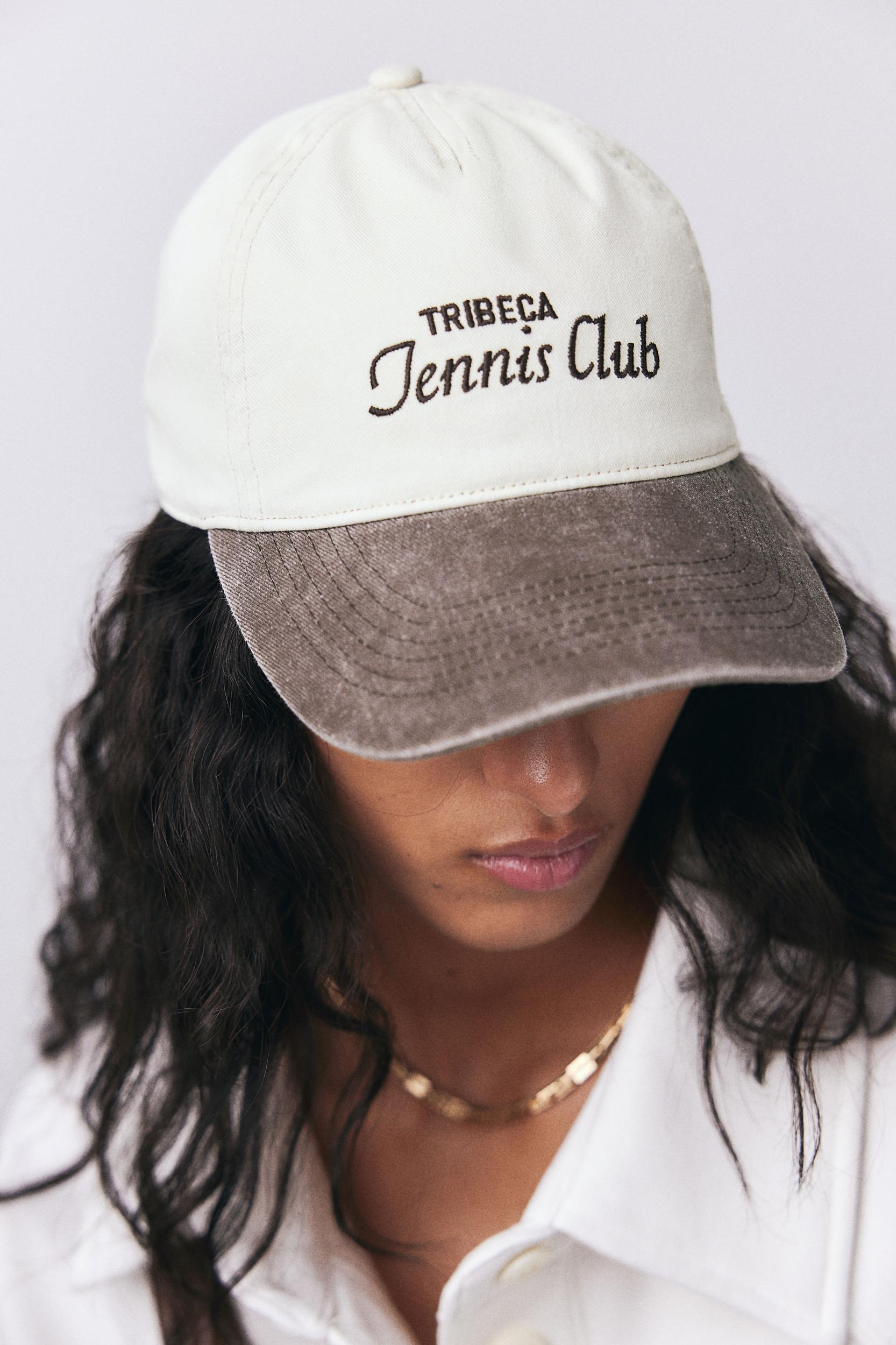 Embroidered-motif Twill Cap Product Image