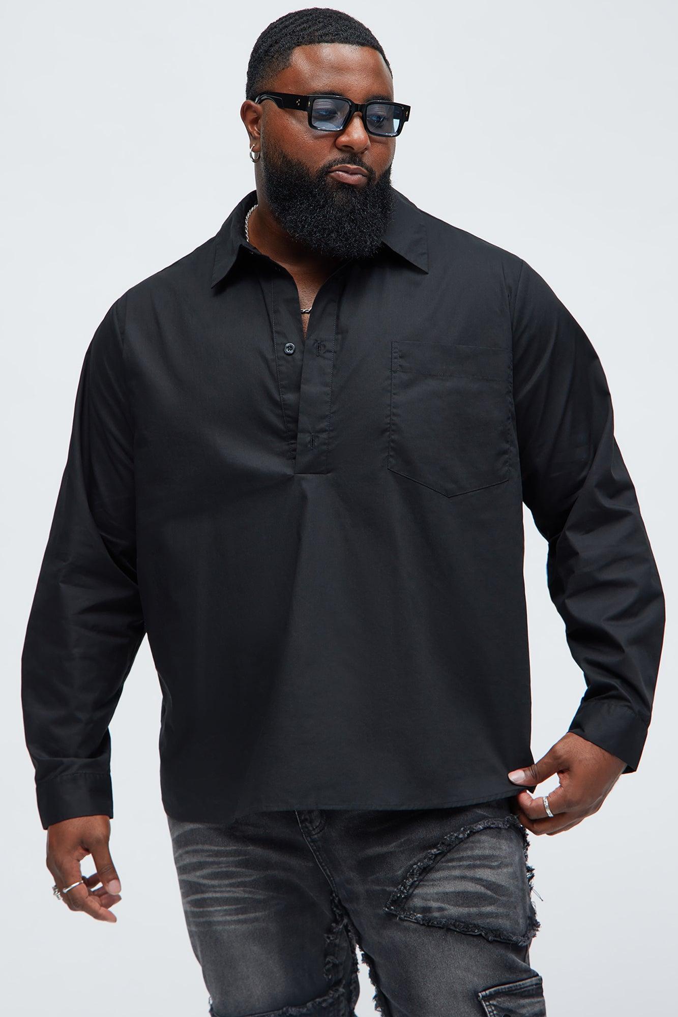 Quick Popover Shirt - Black Product Image
