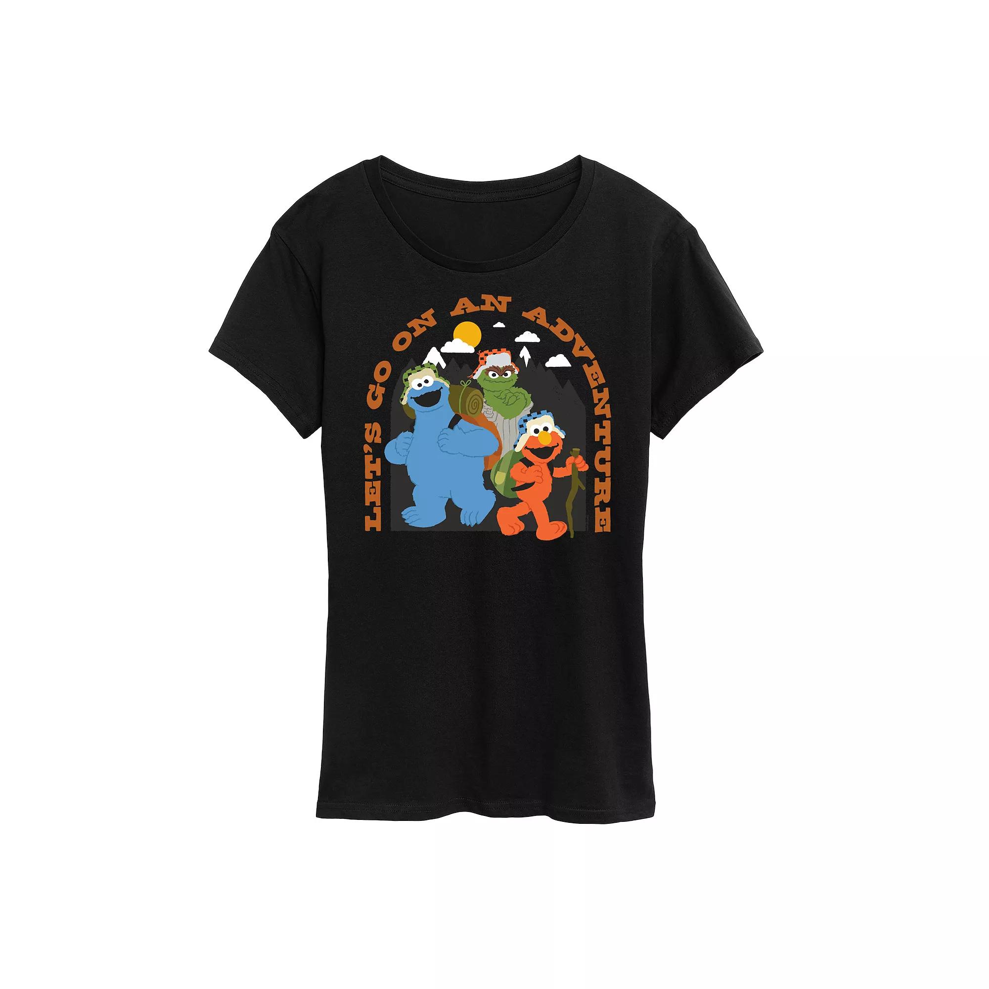 Women's Sesame Street Go On Adventure Graphic Tee,  Product Image