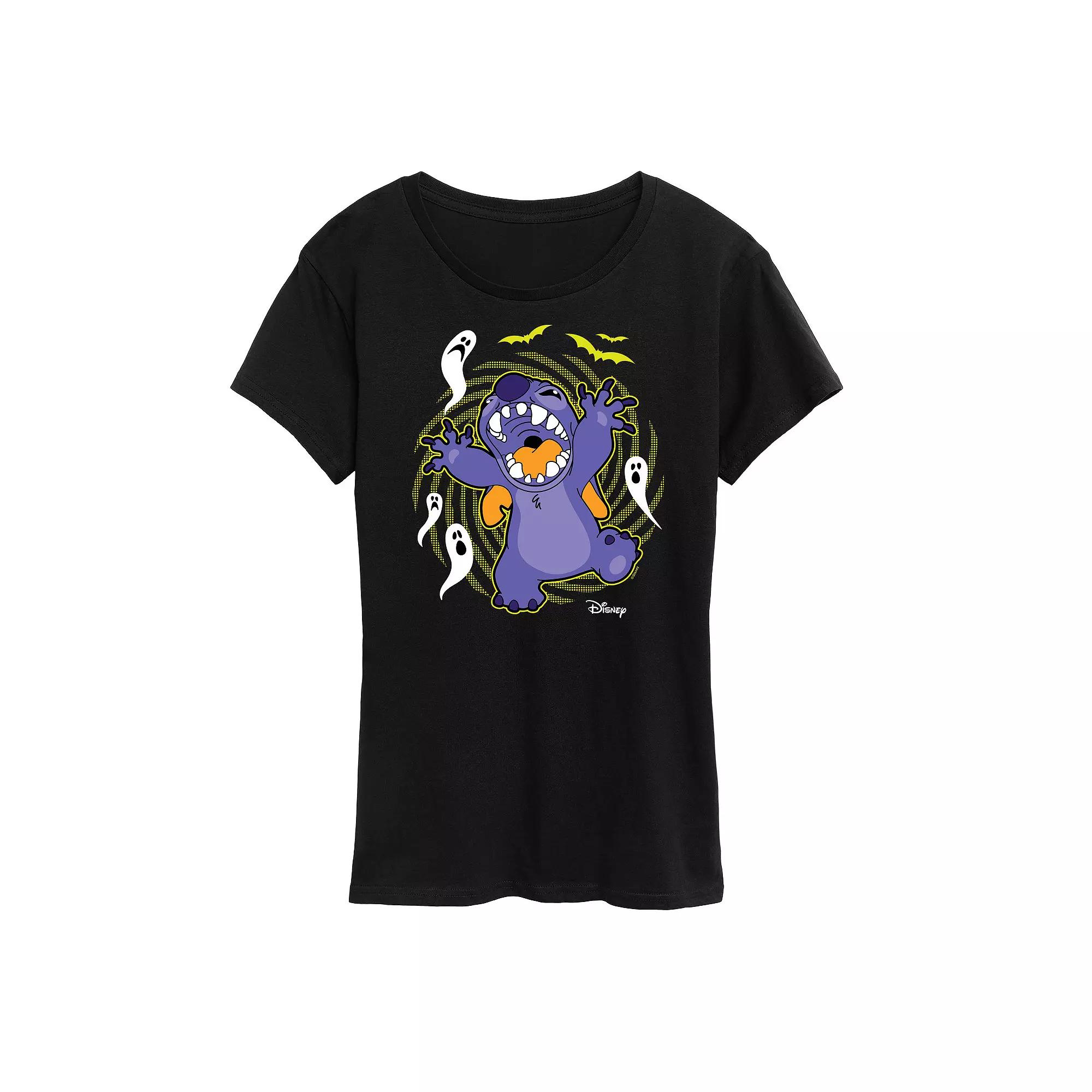 Disney's Lilo & Stitch Women's Halloween Ghosts Graphic Tee,  Product Image