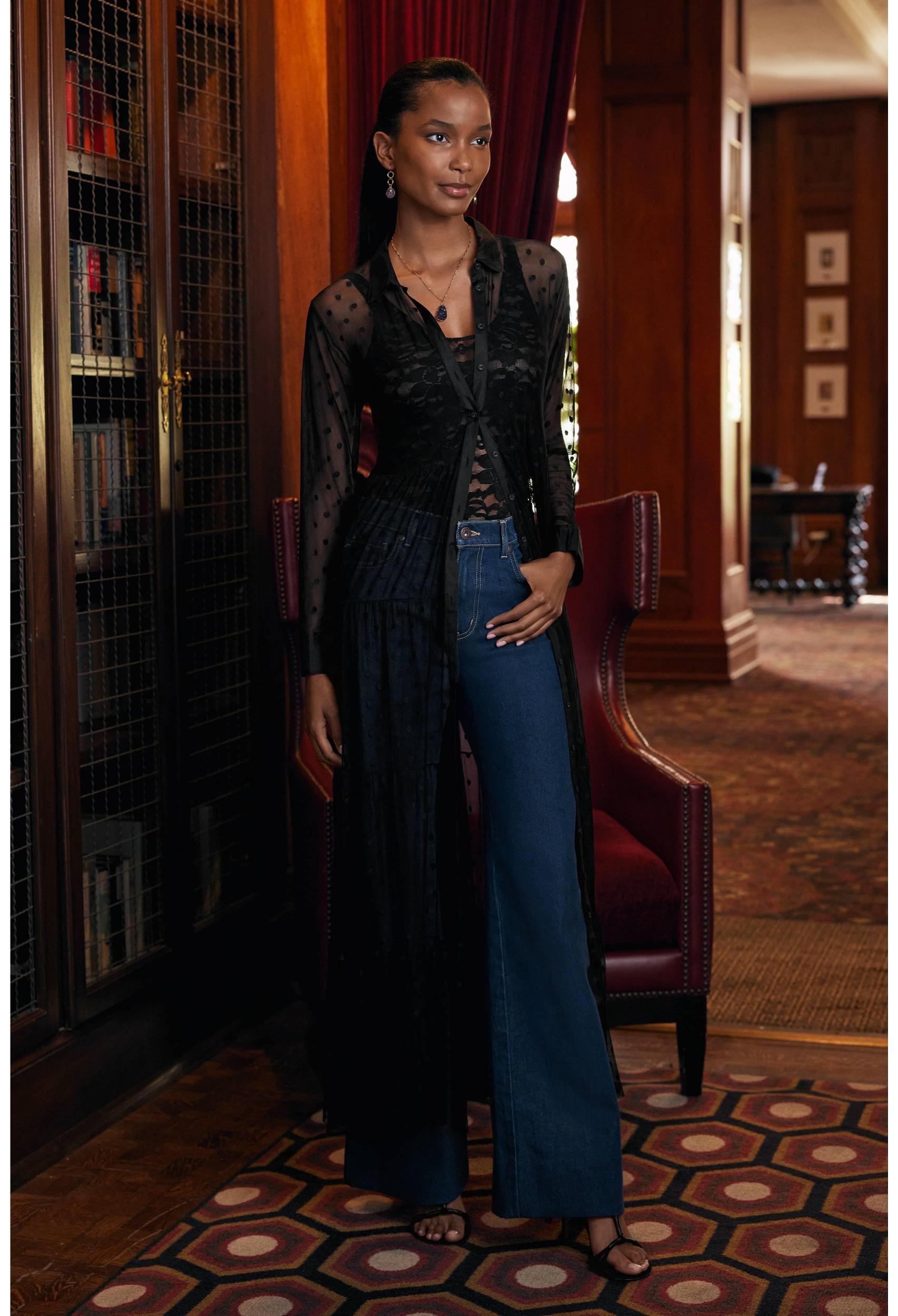 JOHNNY WAS MAZZY TIERED SHIRTDRESS -SALE Product Image