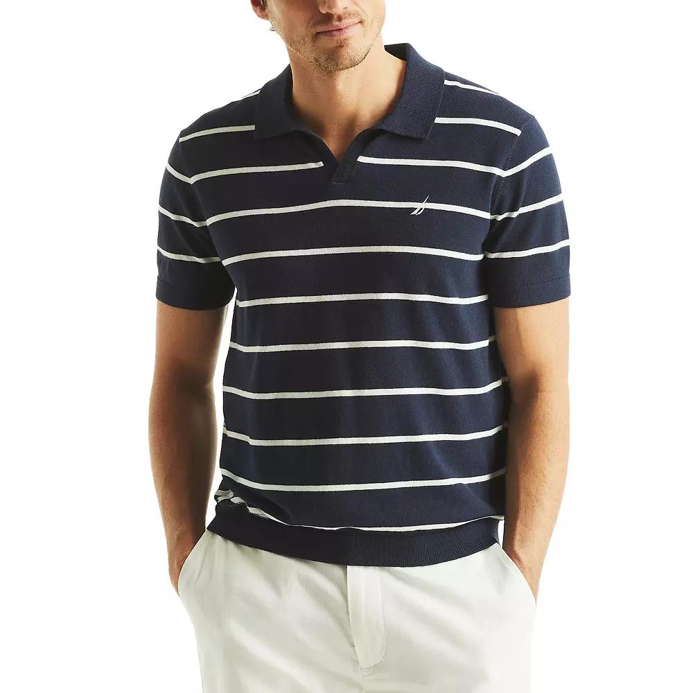 Men's Nautica Striped Sweater Polo,  Product Image