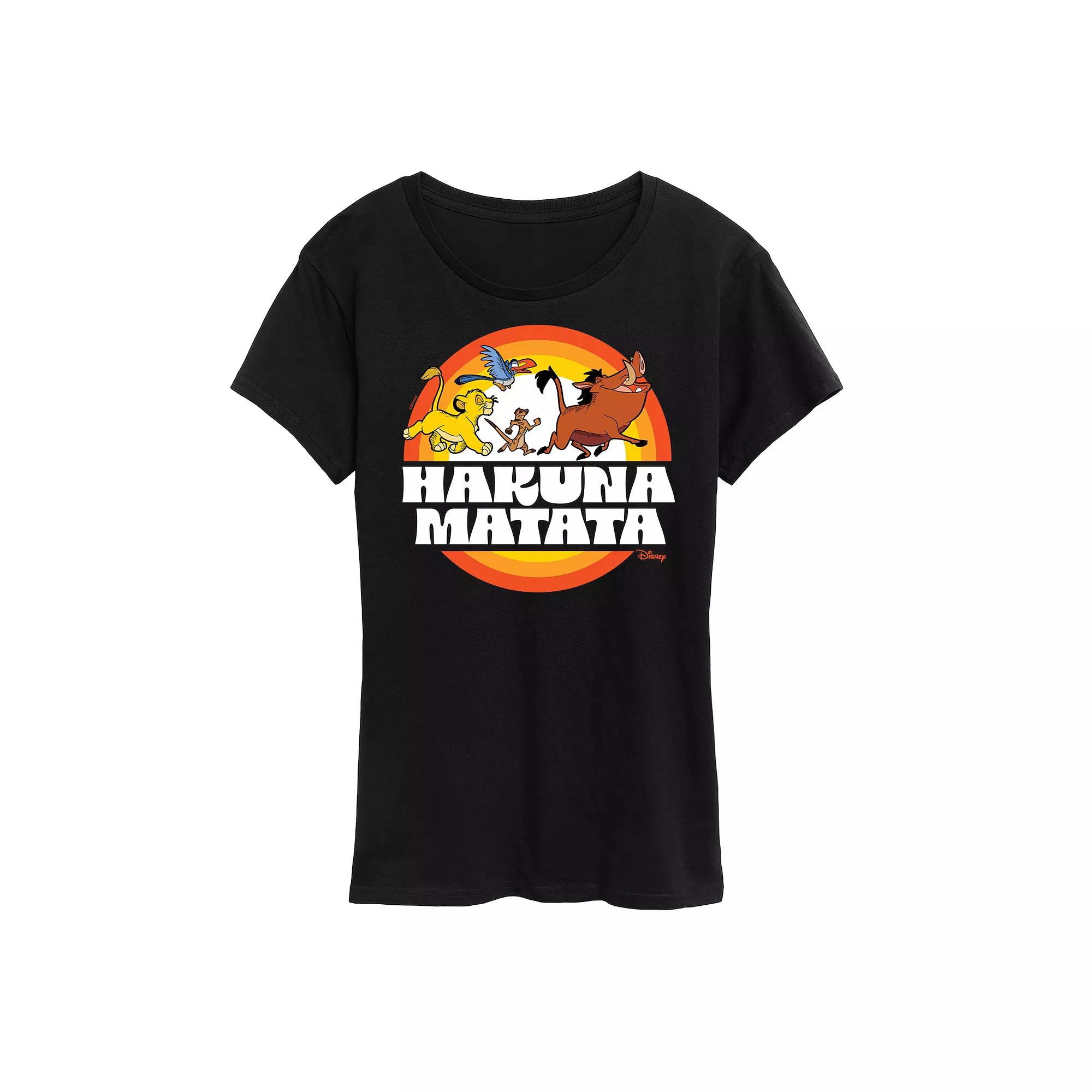 Women's Round Sunset Mountain Graphic Tee, Girl's,  Product Image