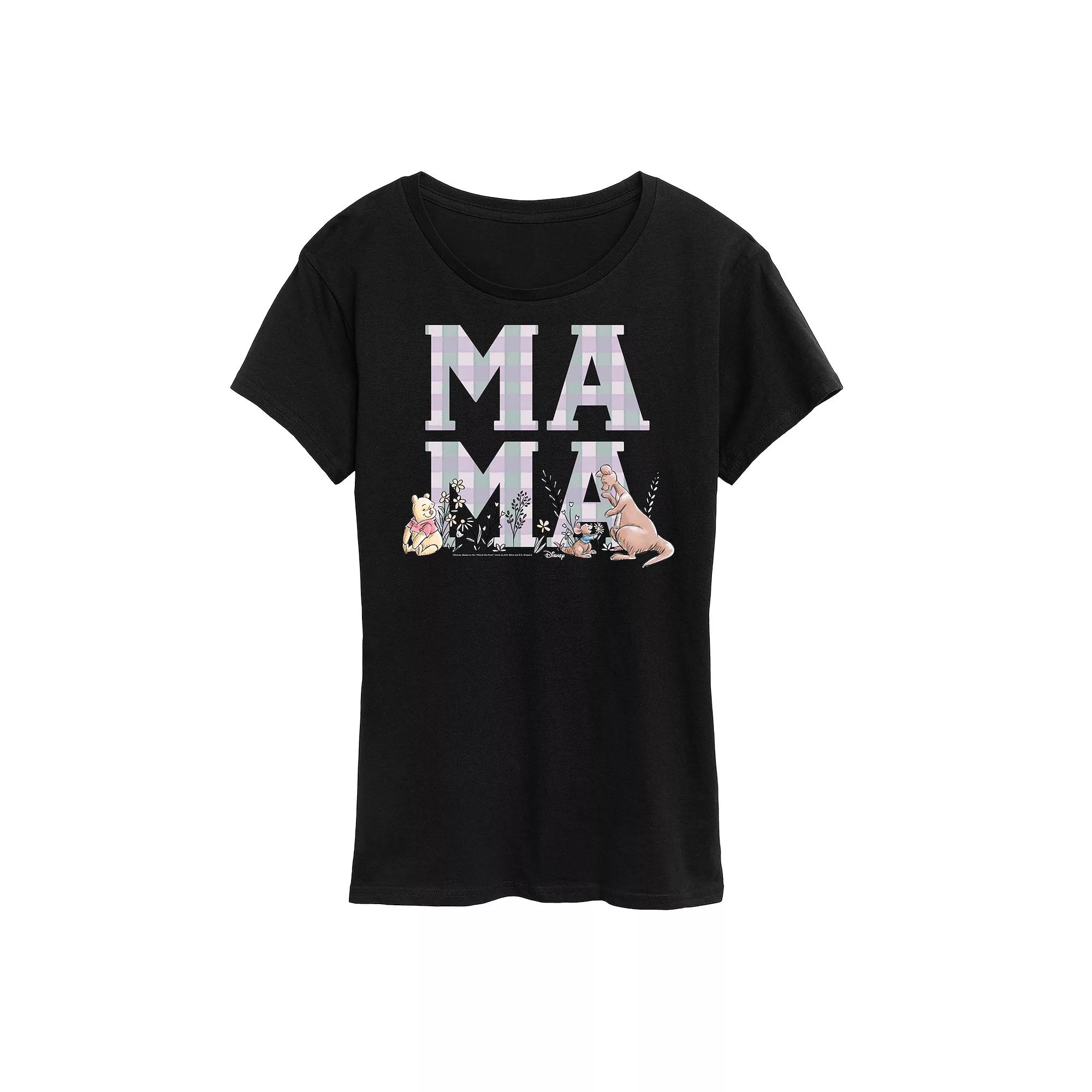 Disney's Minnie Mouse Women's Mama Grid Graphic Tee,  Product Image