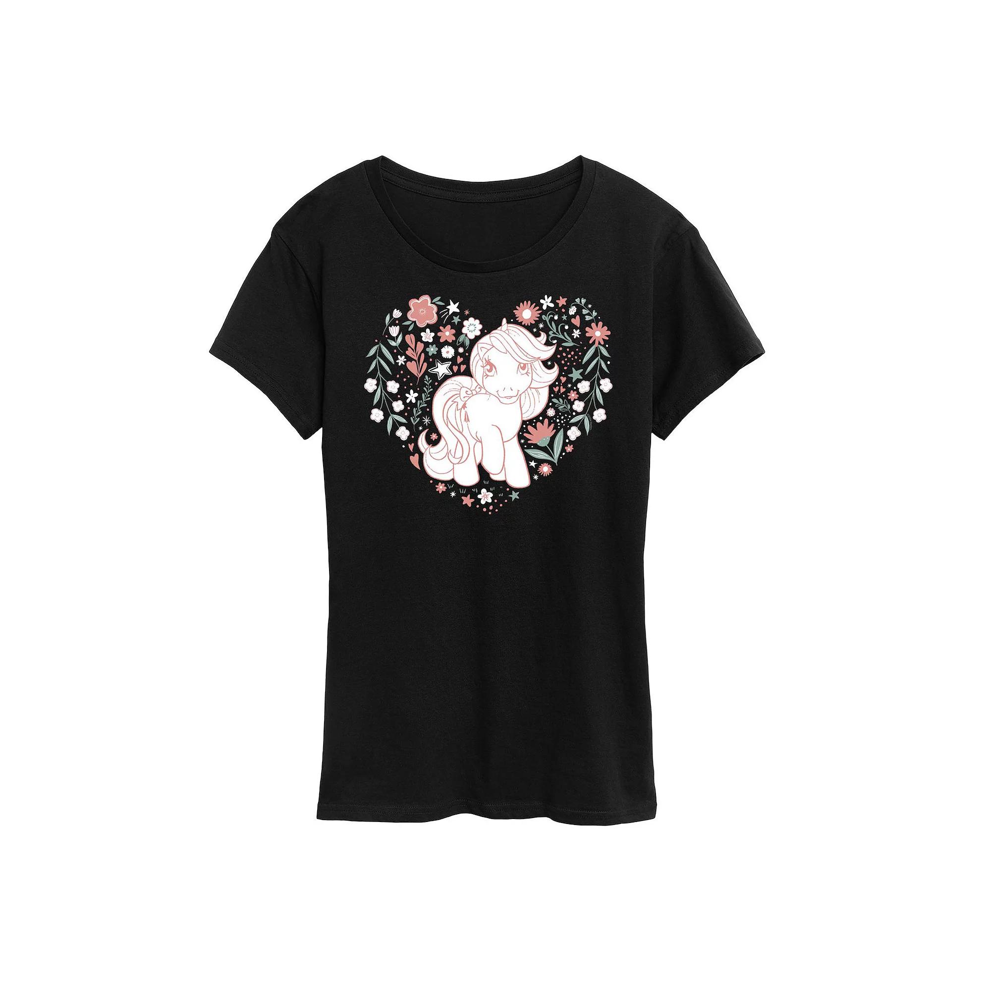 Women's My Little Pony Spring Heart Graphic Tee,  Product Image