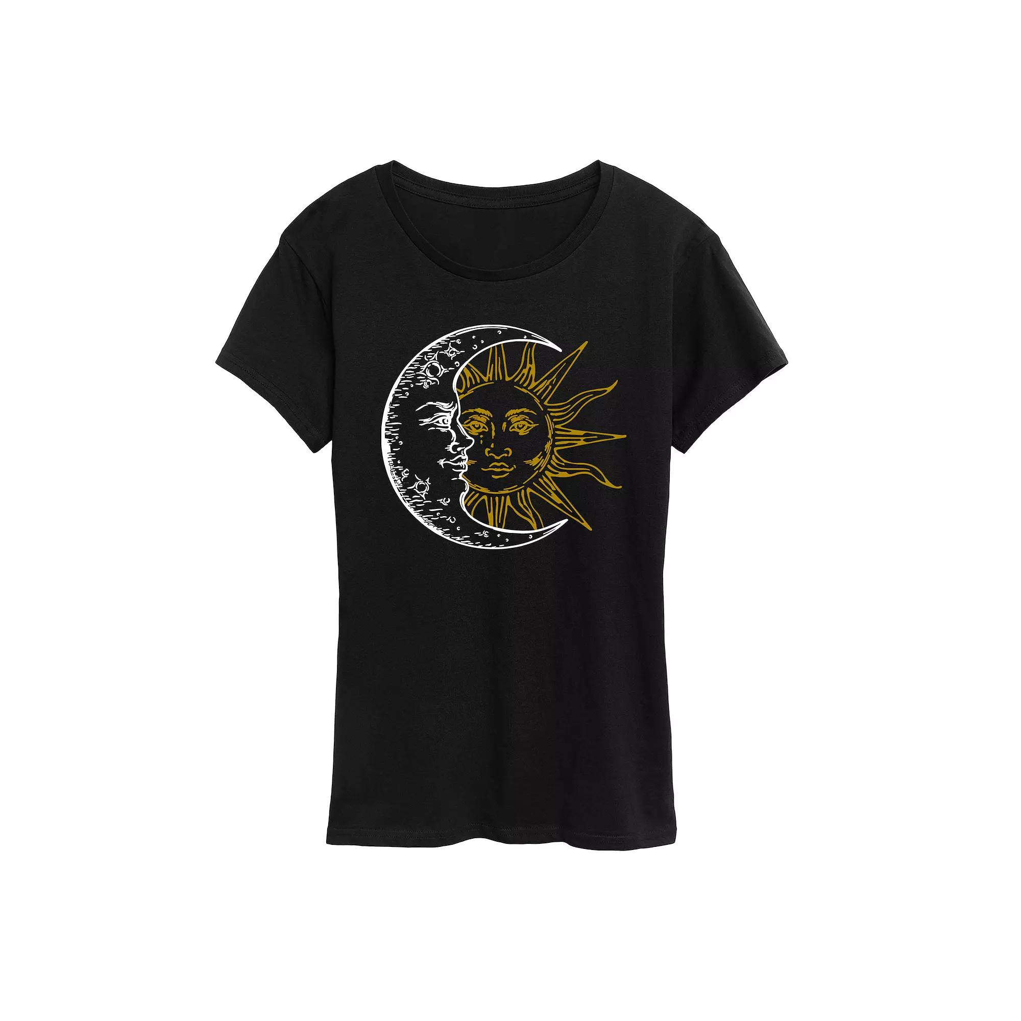 Women's Falling Stars Graphic Tee, Girl's,  Product Image