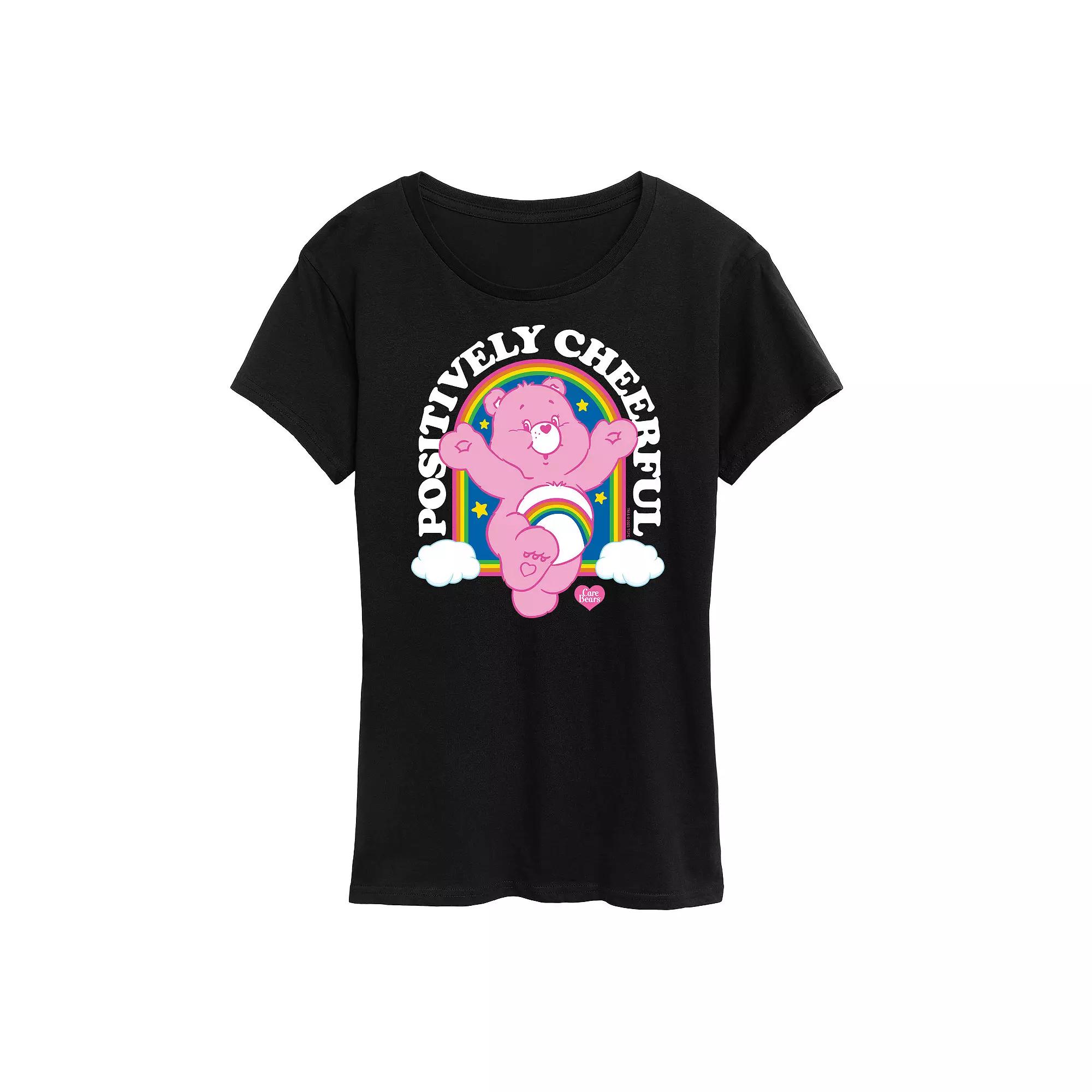 Women's Care Bears Positively Cheerful Graphic Tee, Girl's,  Product Image