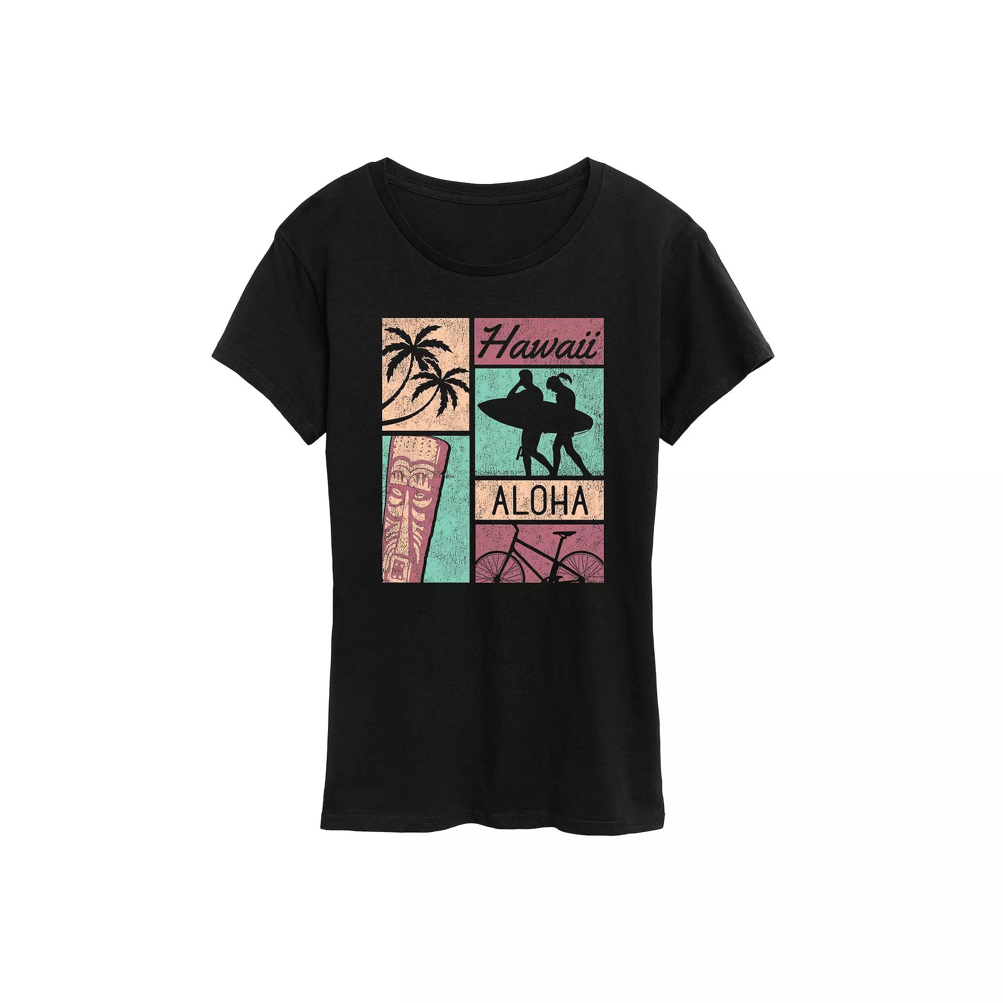 Women's Retro Summer Design Graphic Tee,  Product Image