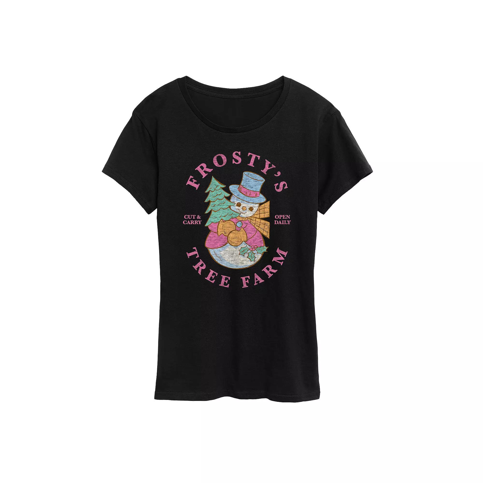 Women's Frosty's Tree Farm Graphic Tee, Girl's,  Product Image