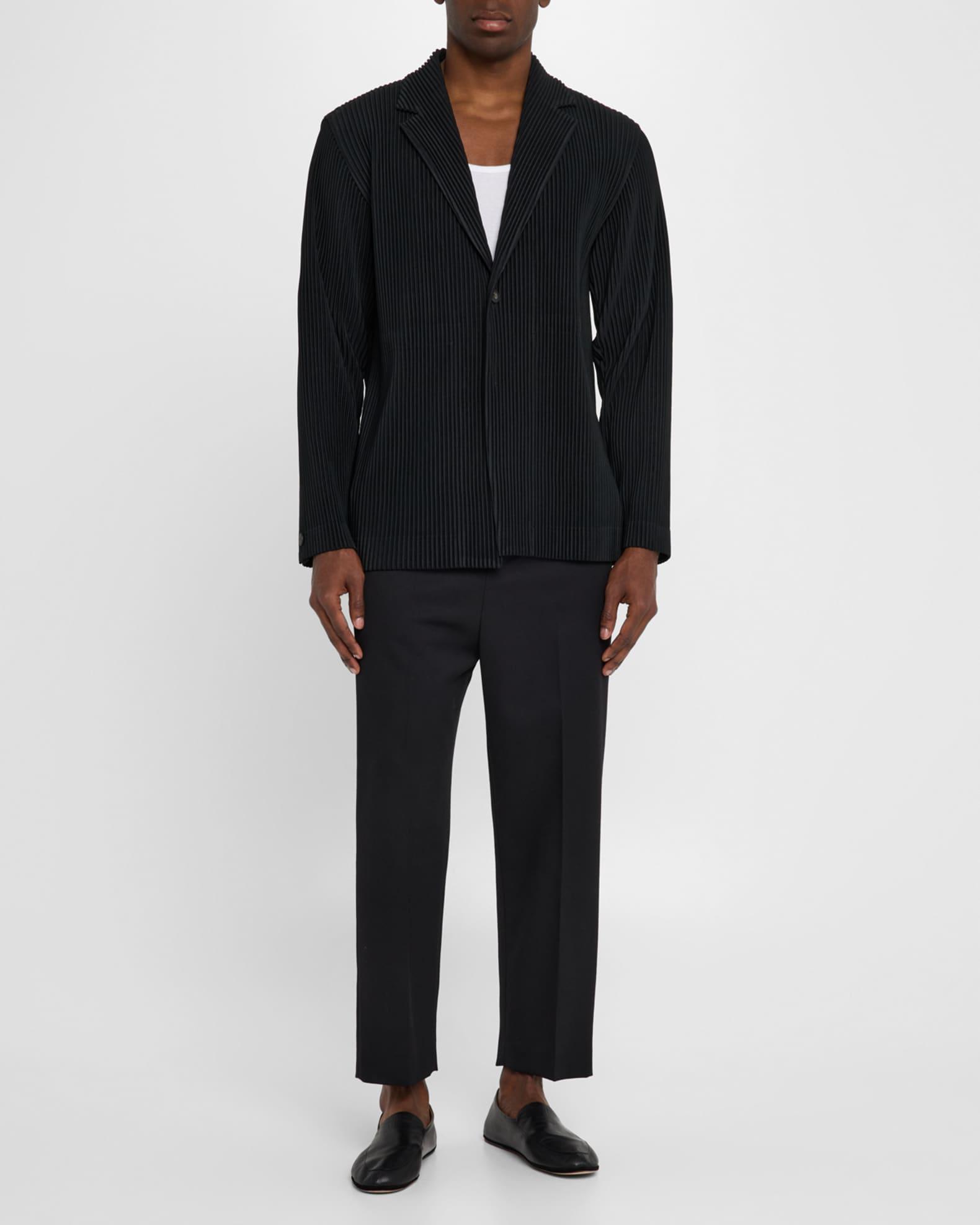 Men's Pleated Single-Breasted Sport Coat Product Image
