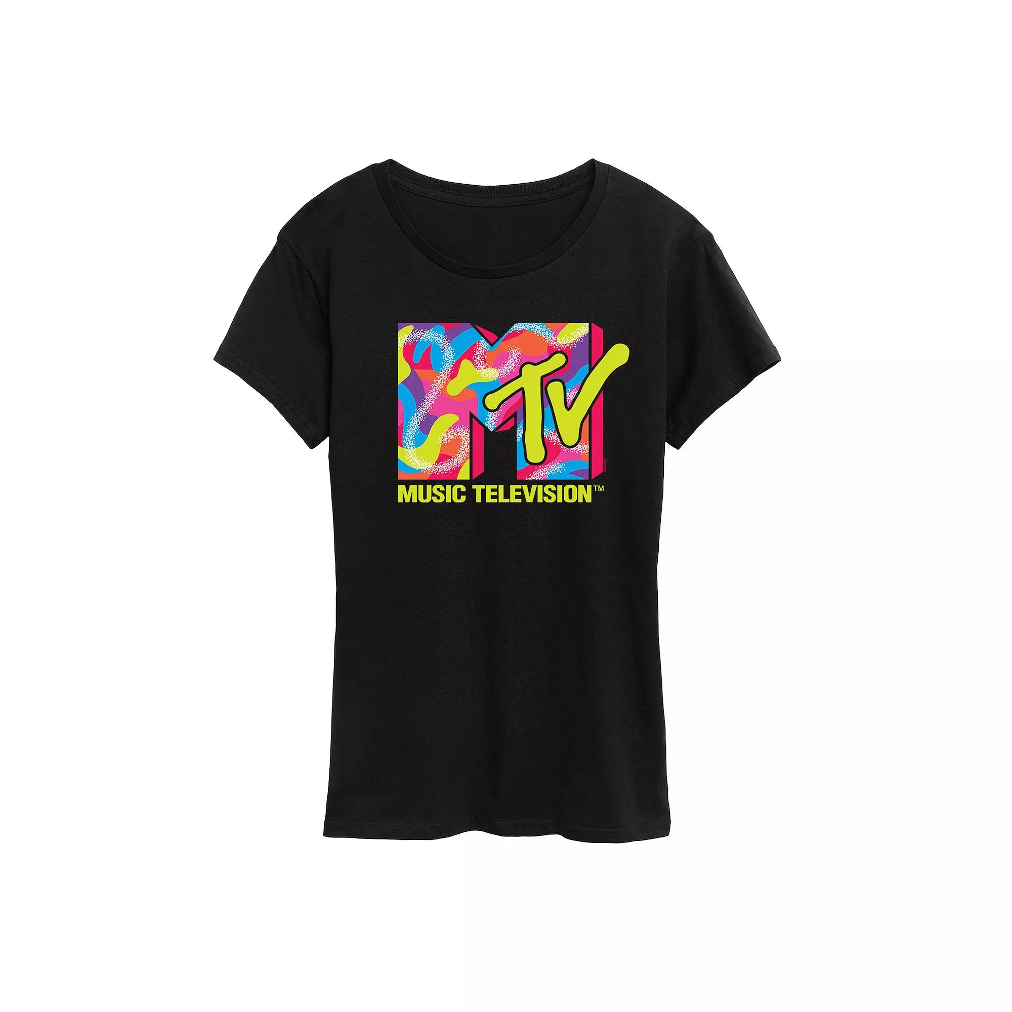 Women's MTV Logo Malibu Skate Graphic Tee,  Product Image